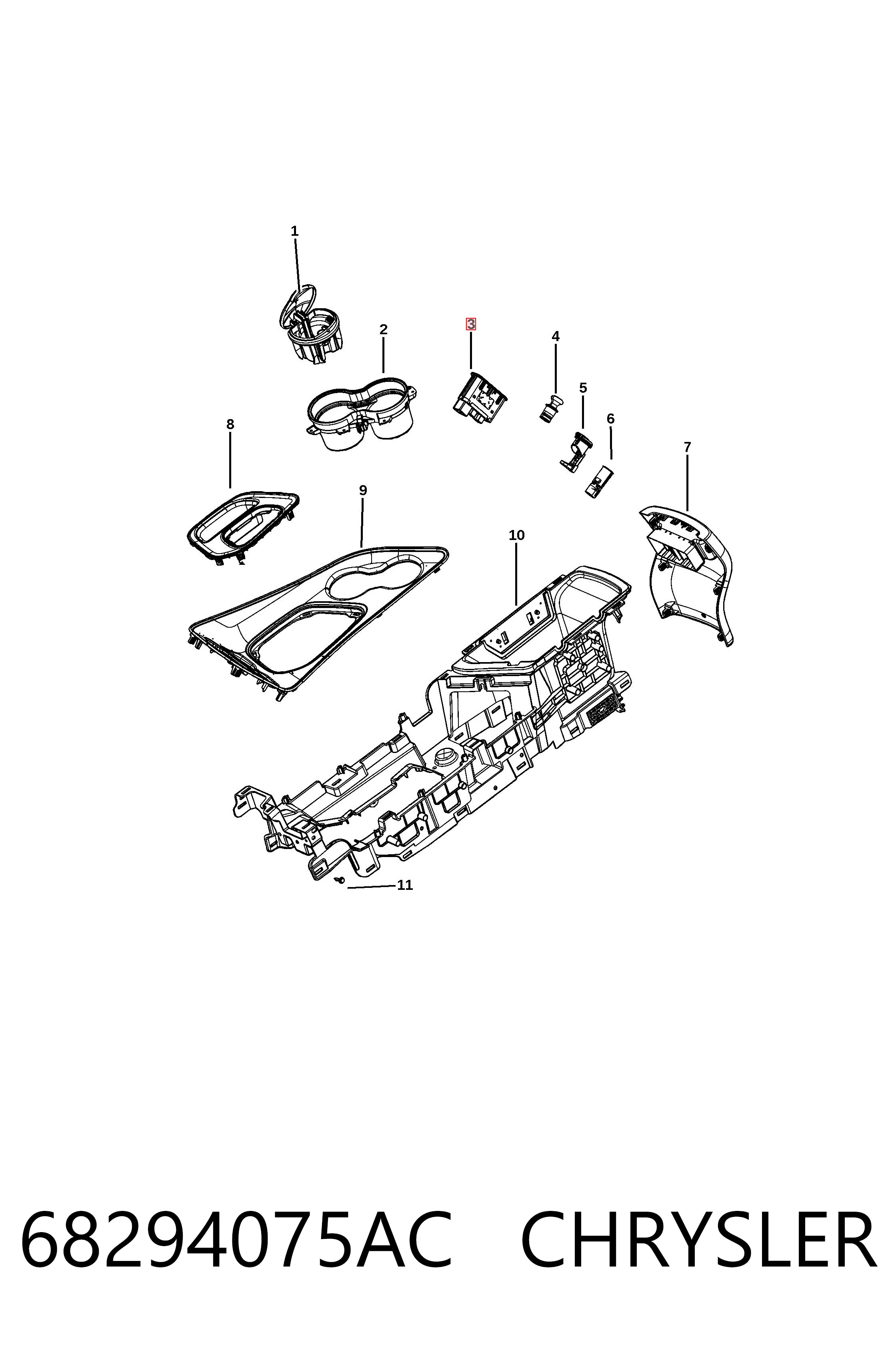 68294075AC Chrysler 