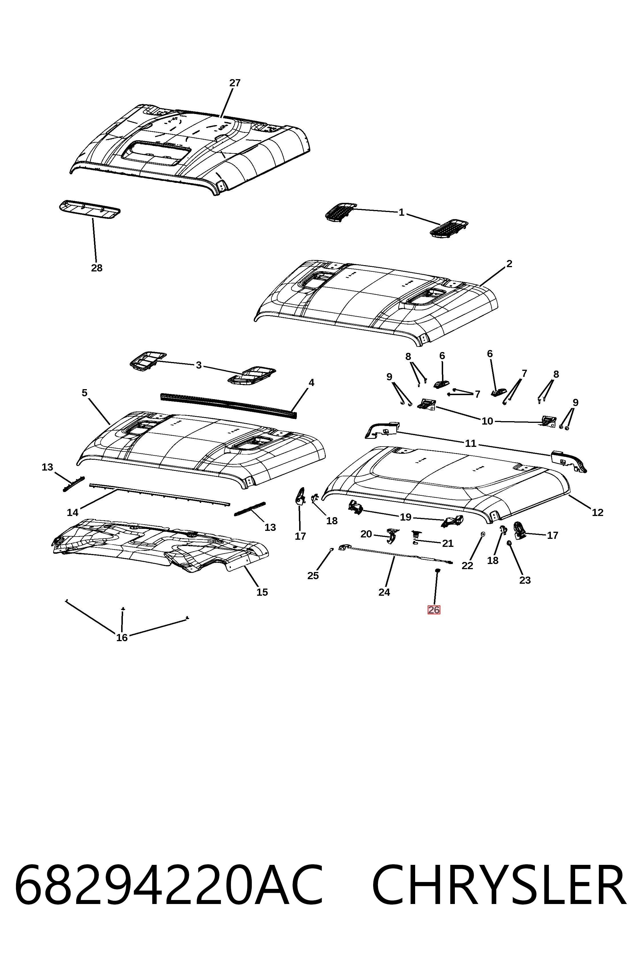 68294220AC Chrysler 