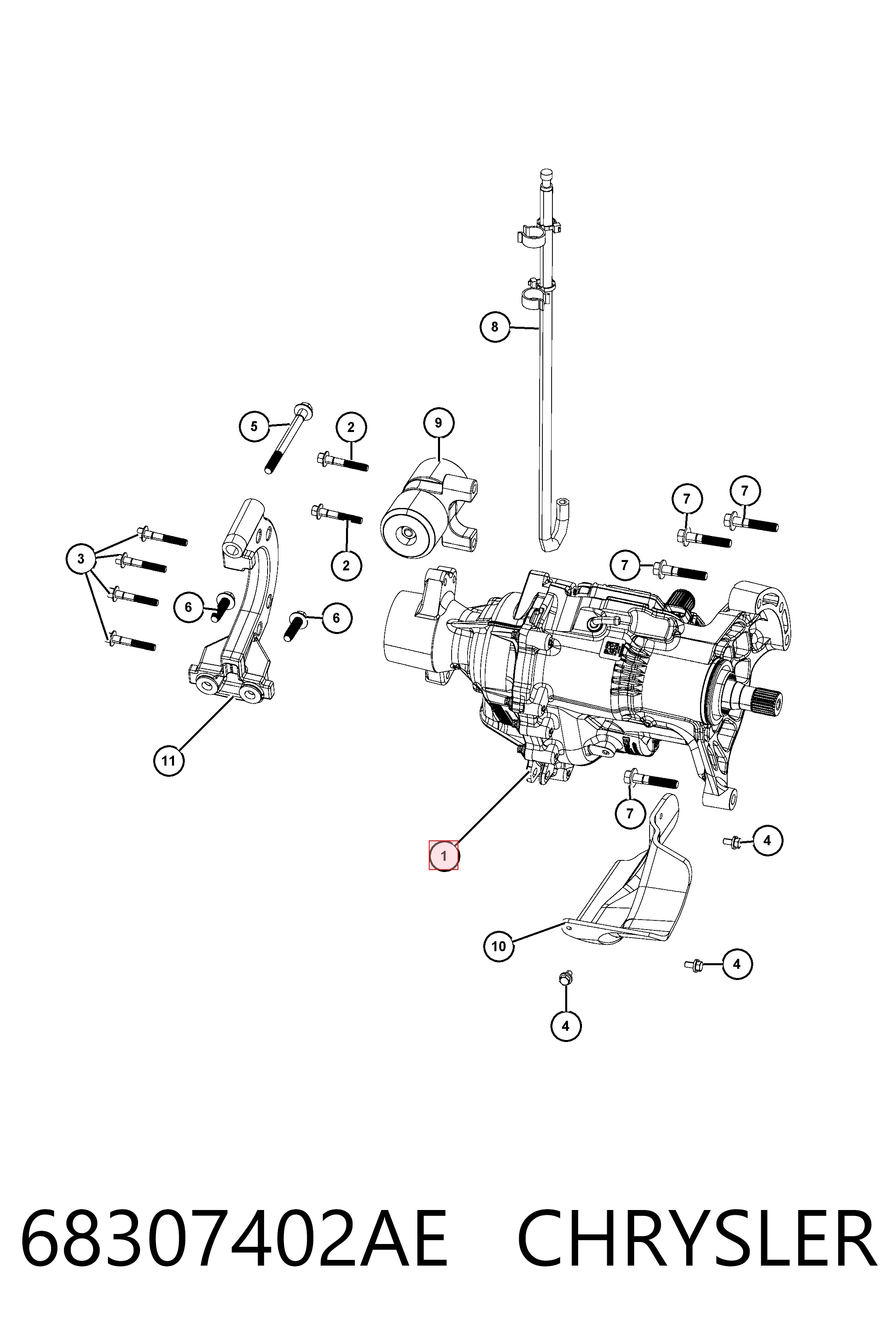 68307402AE Chrysler 