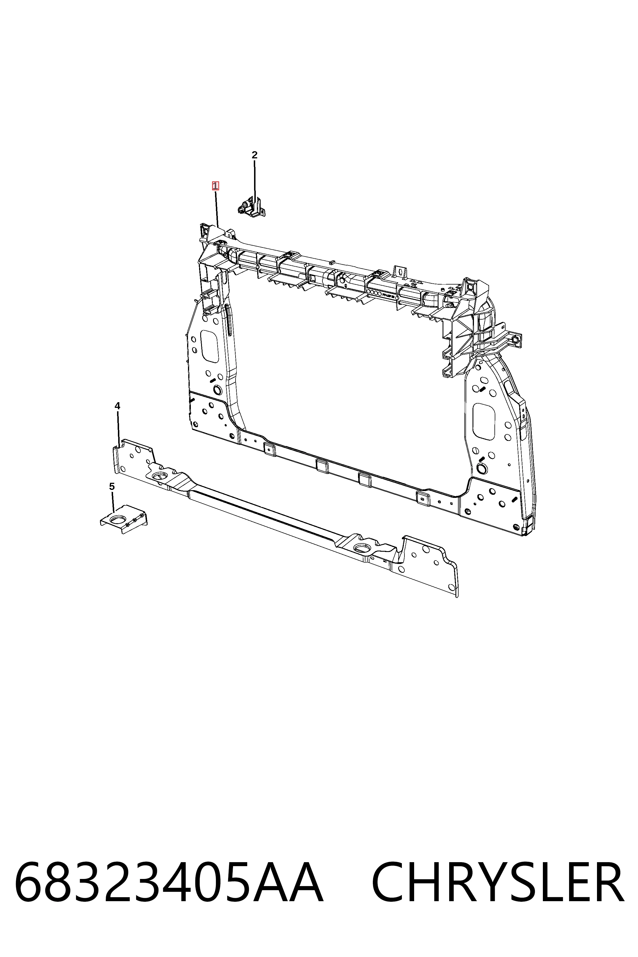 Панель передня KLARKSONAS PCR30024 ціна, від 147.58 USD