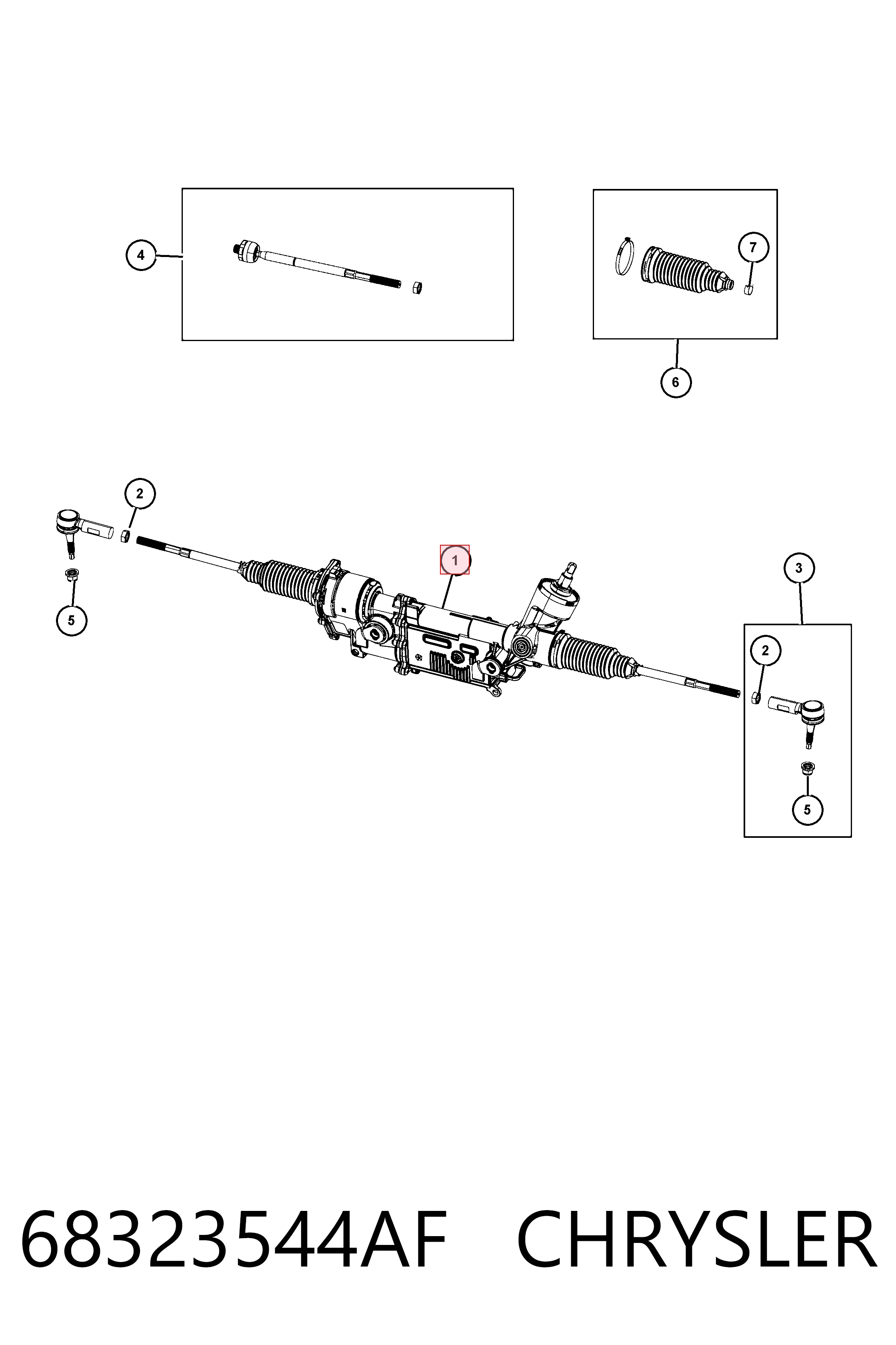 DG9103 AGR Рейковий рульовий механізм