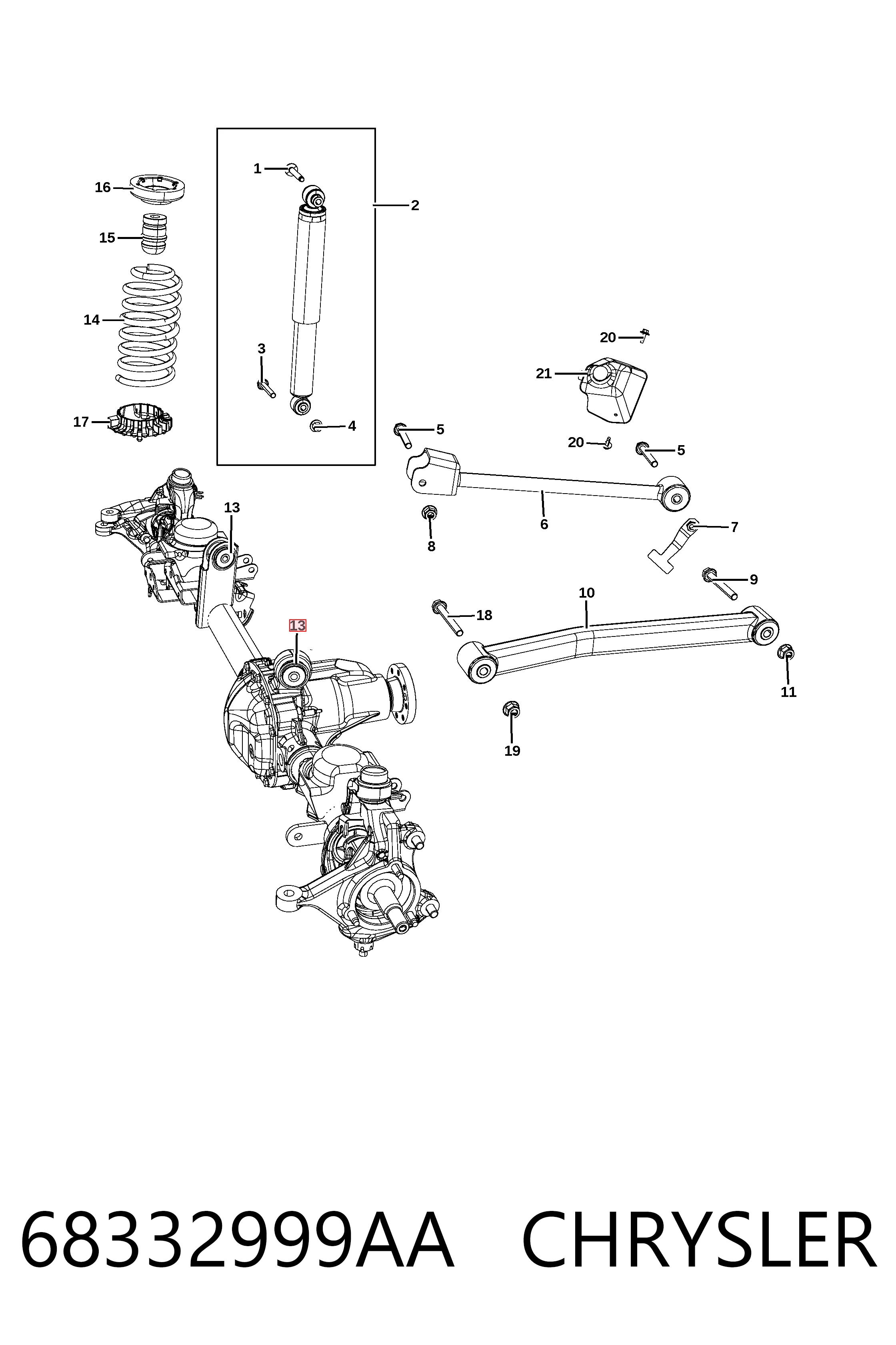  Fiat/Alfa/Lancia K68332999AA ціна, від 11.10 USD