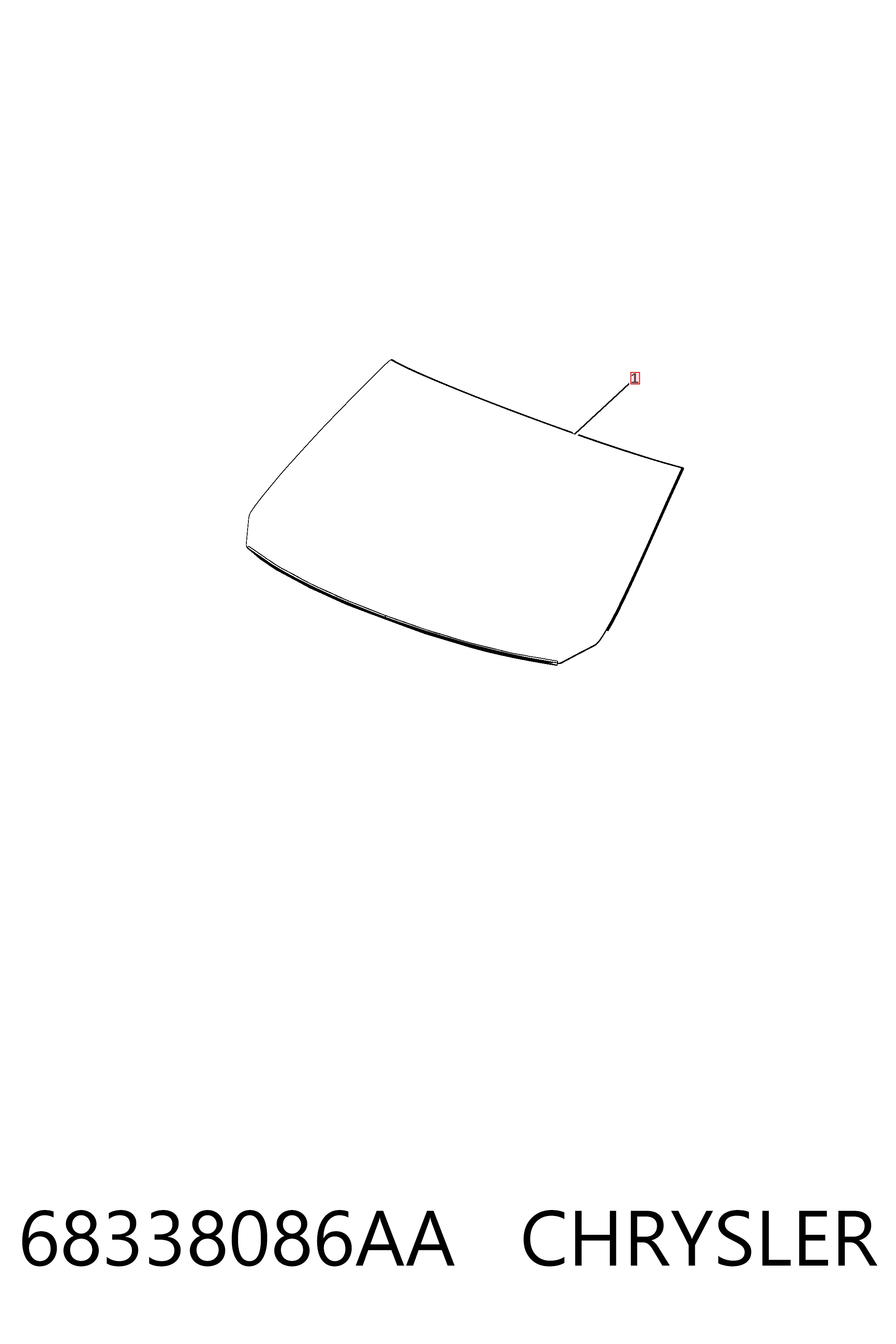 DW02512 Eurocode Автомобільне скло