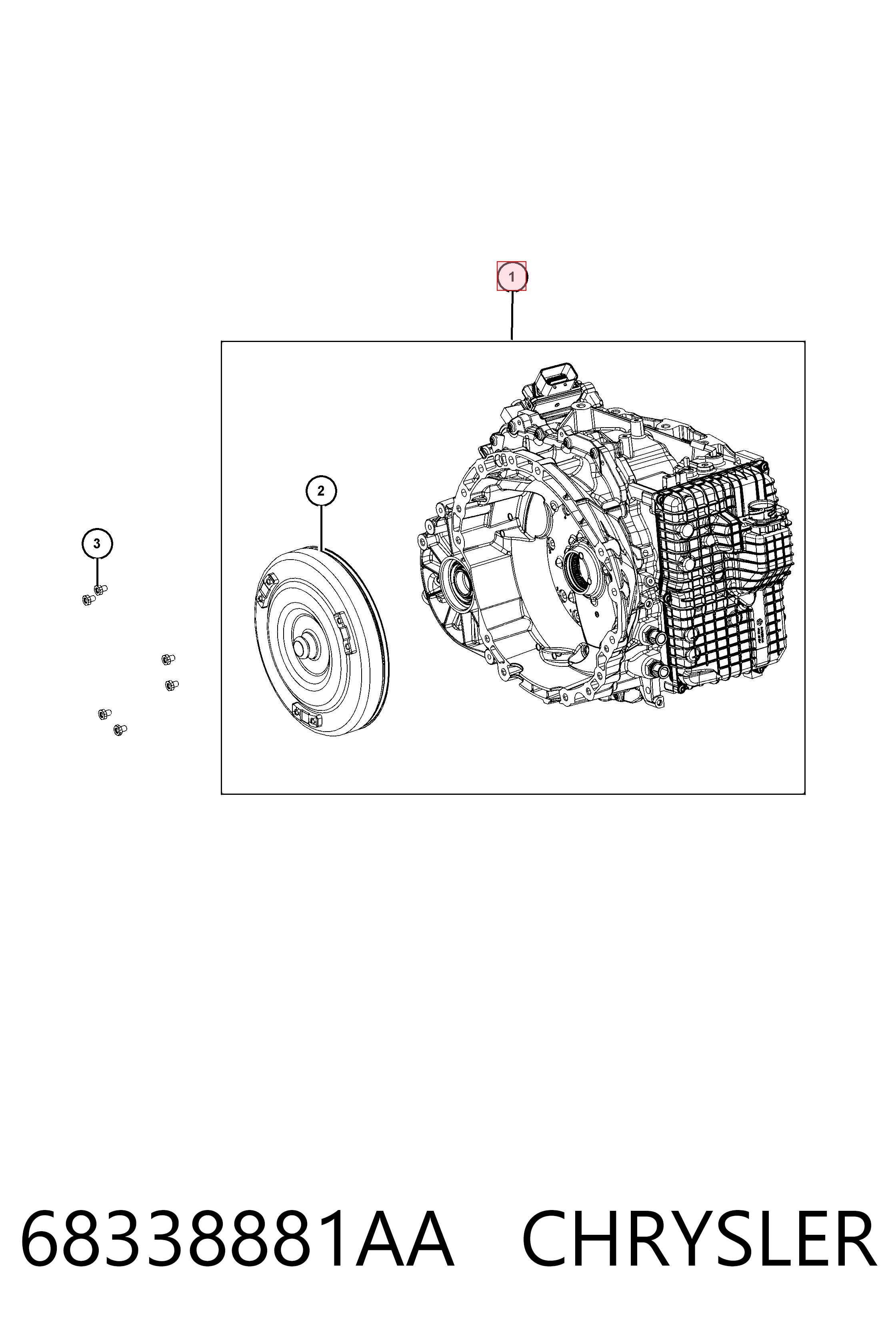 Коробка передач автомат Fiat/Alfa/Lancia K68338881AA ціна, від 1013.56 USD
