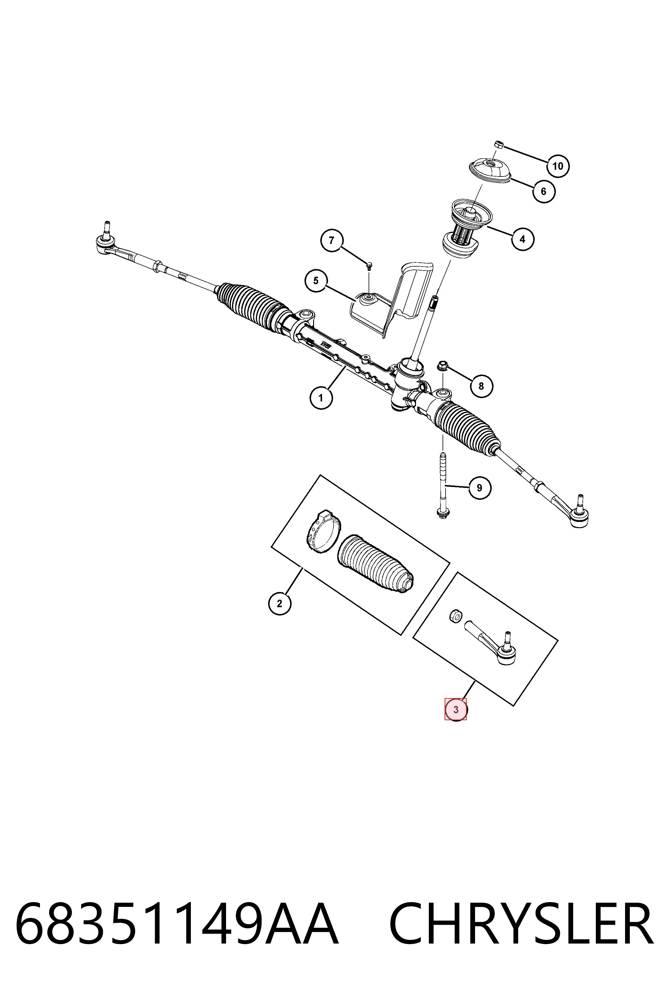 PS23102 Sato Tech Зовнішній наконечник рульової тяги