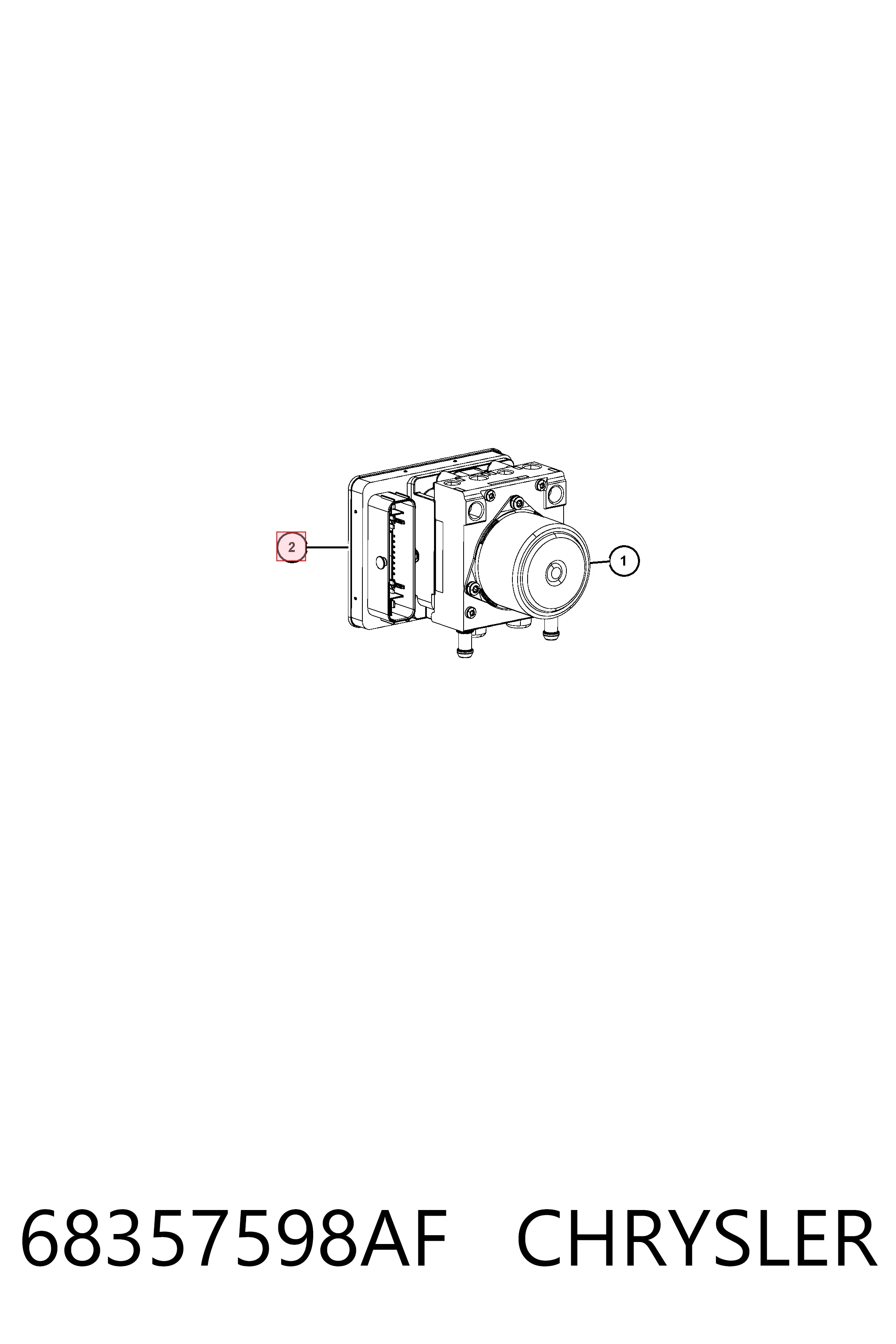 Купити K68357598AC Fiat/Alfa/Lancia 