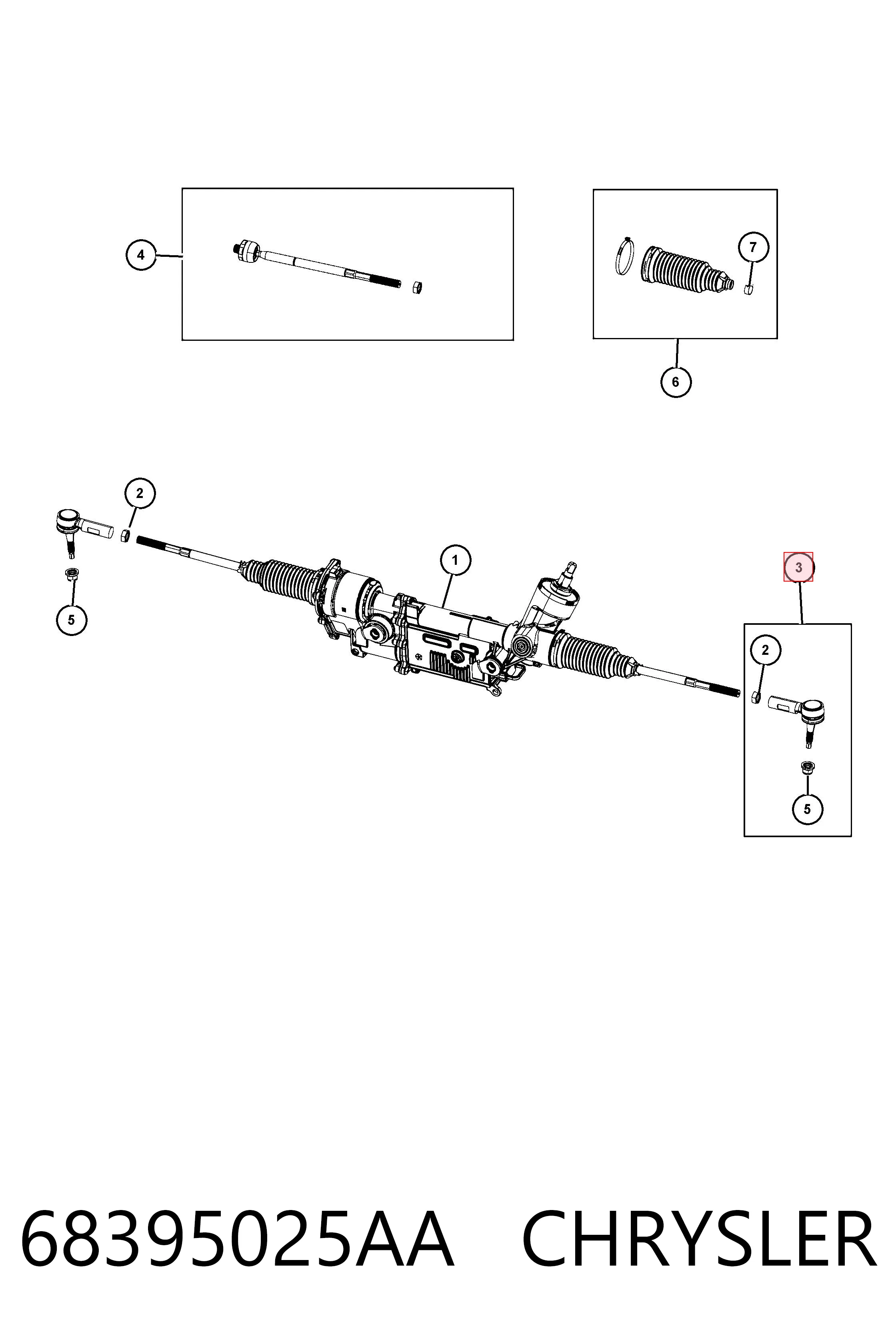 68395025AA Chrysler 