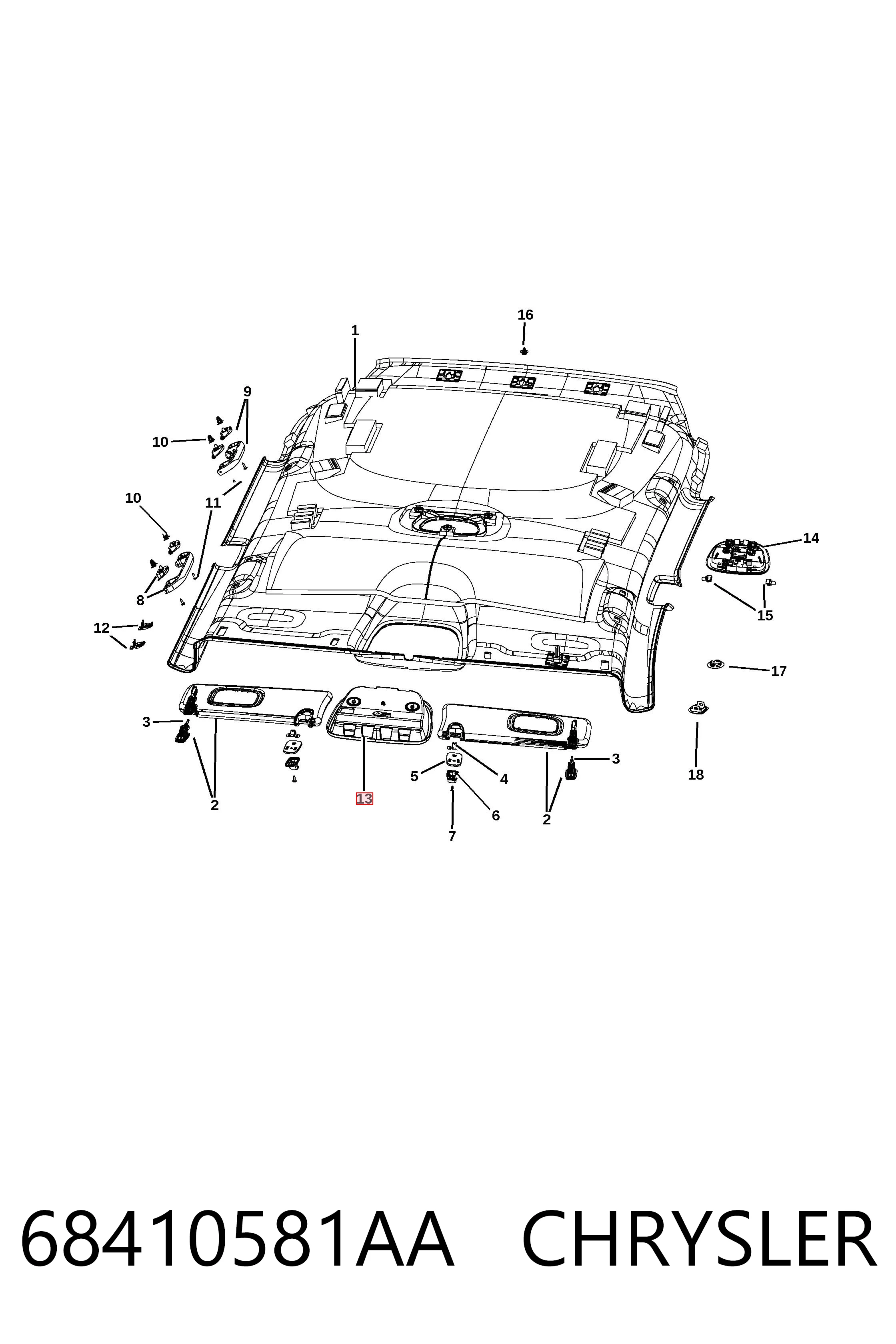 K68141783AB Fiat/Alfa/Lancia 