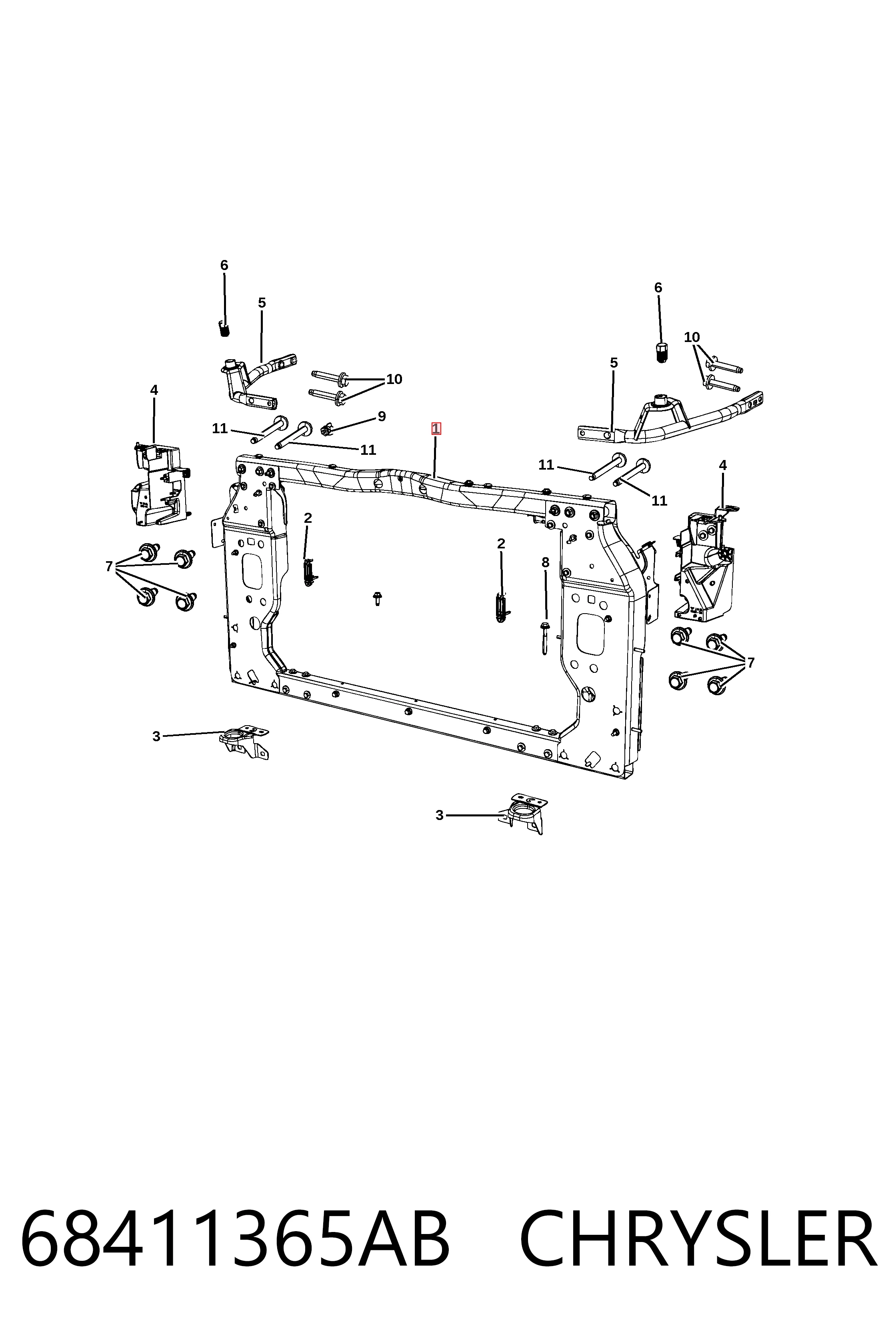 Панель передня KLARKSONAS PCR30028A ціна, від 178.77 USD