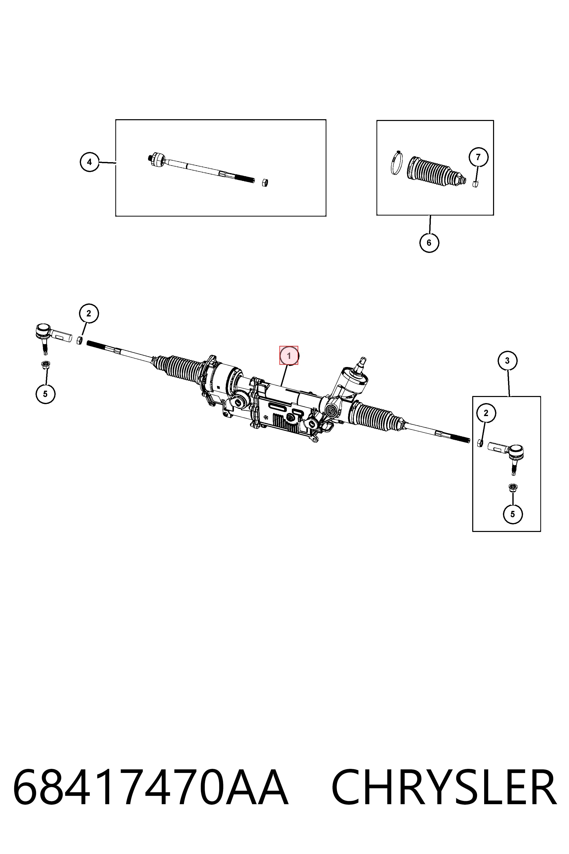 Купити DG9103 AGR Рульова рейка
