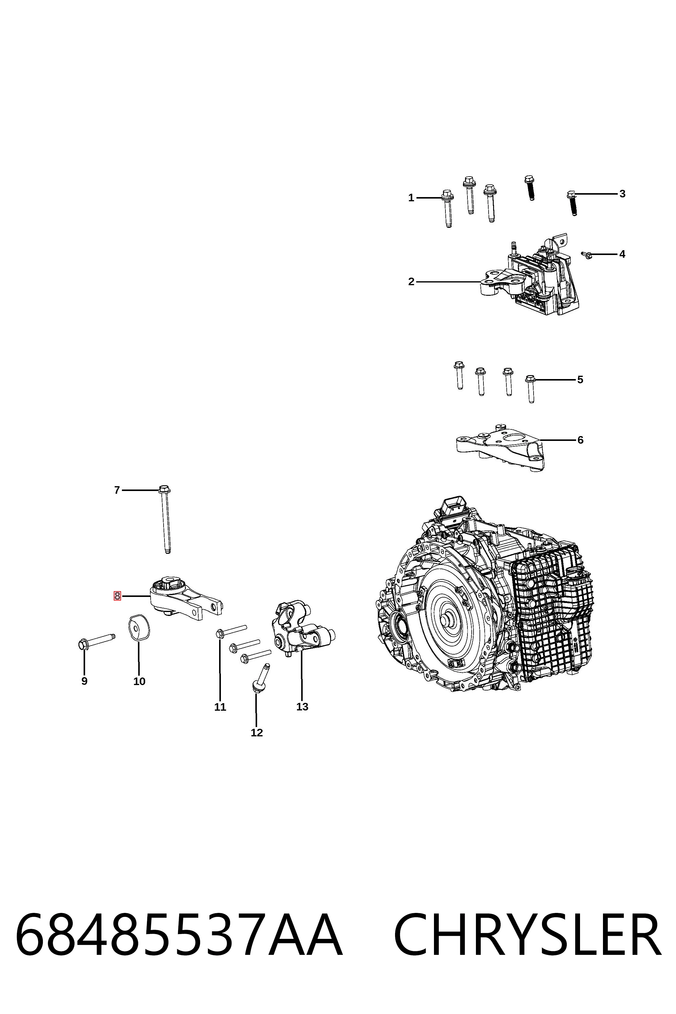 Купити K68224737AB Fiat/Alfa/Lancia 