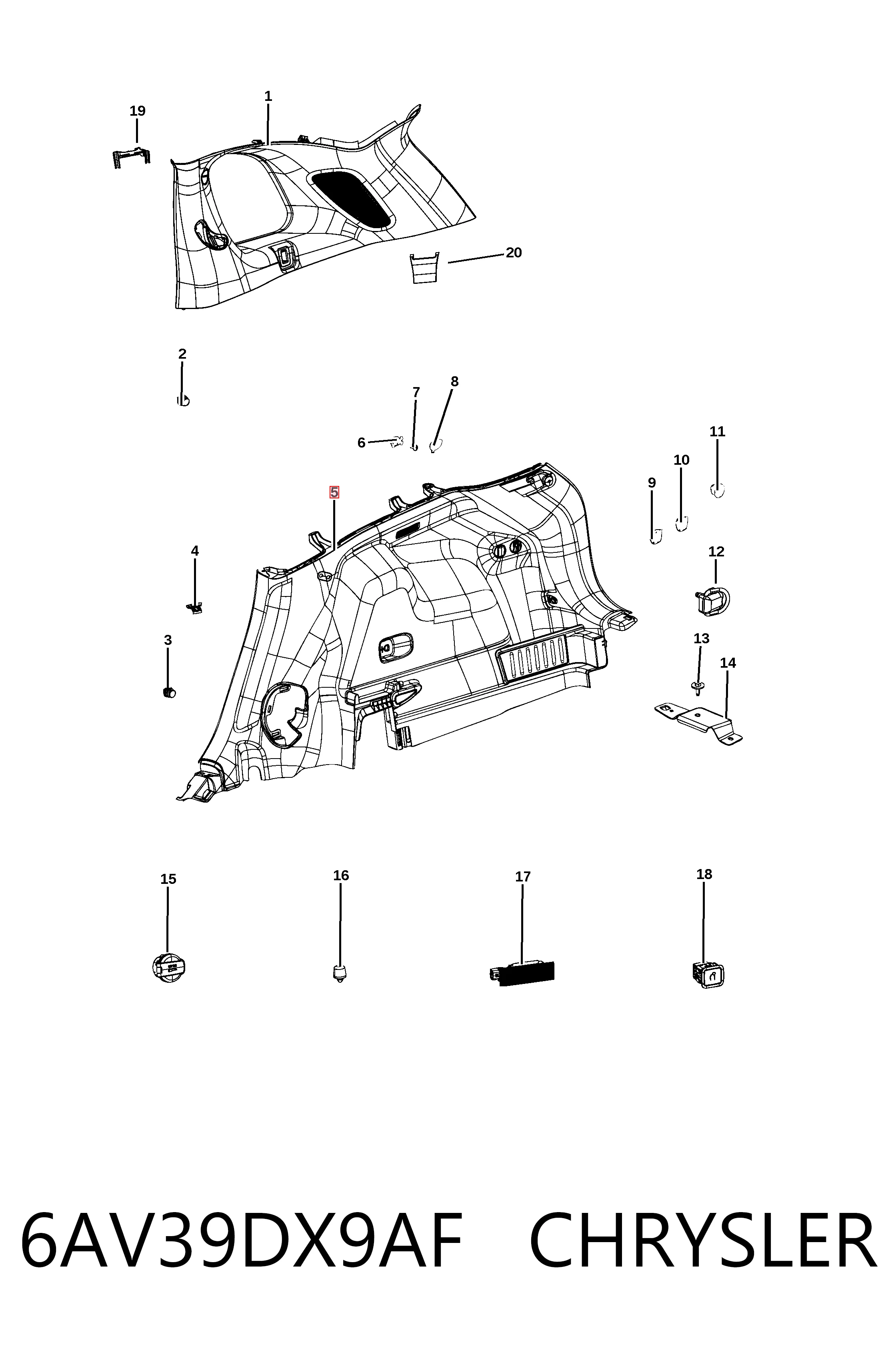  Fiat/Alfa/Lancia K6AV39DX9AE ціна, від 31.67 USD