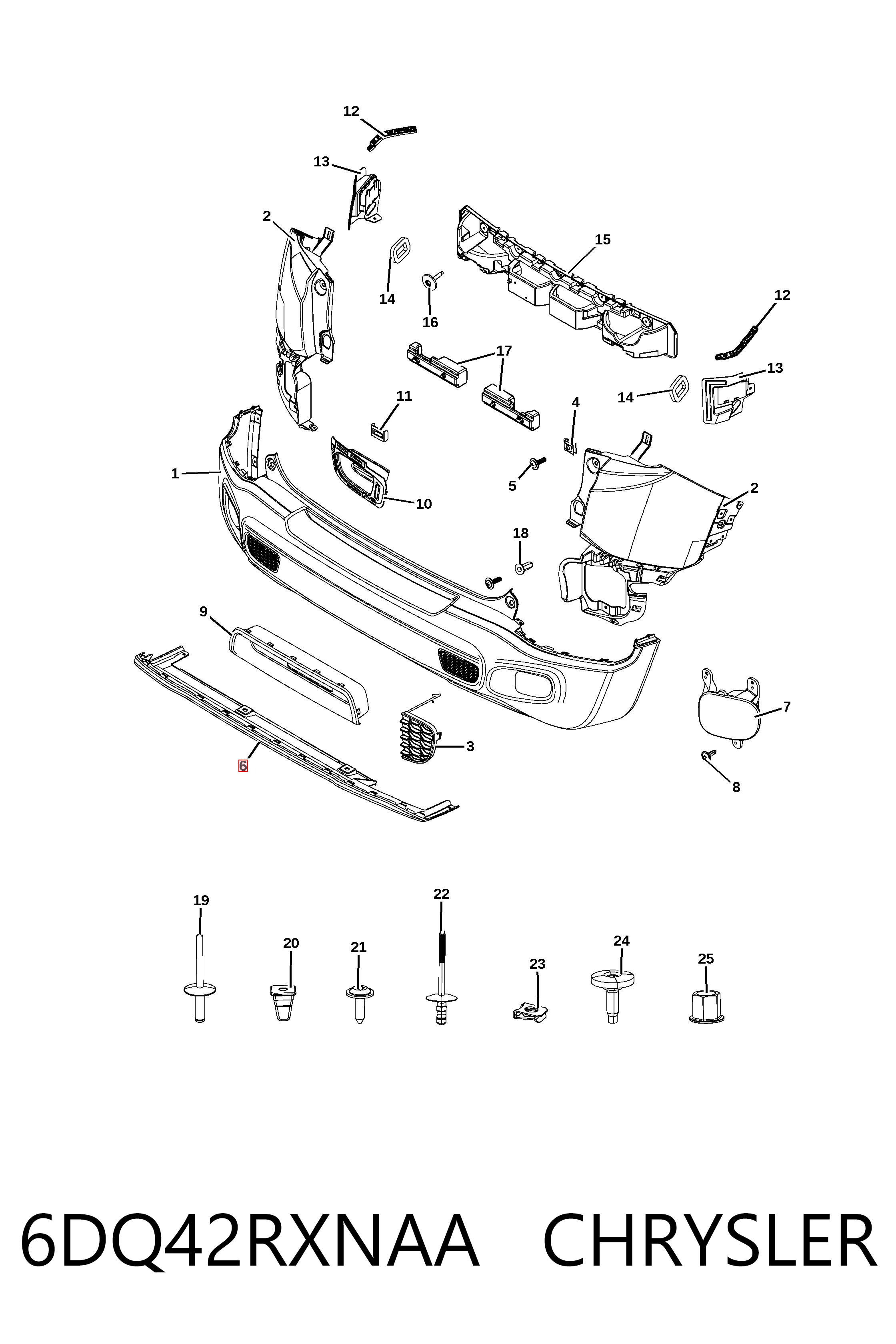 Накладка бампера заднього, центральна Polcar 34L199 ціна, від 42.32 USD