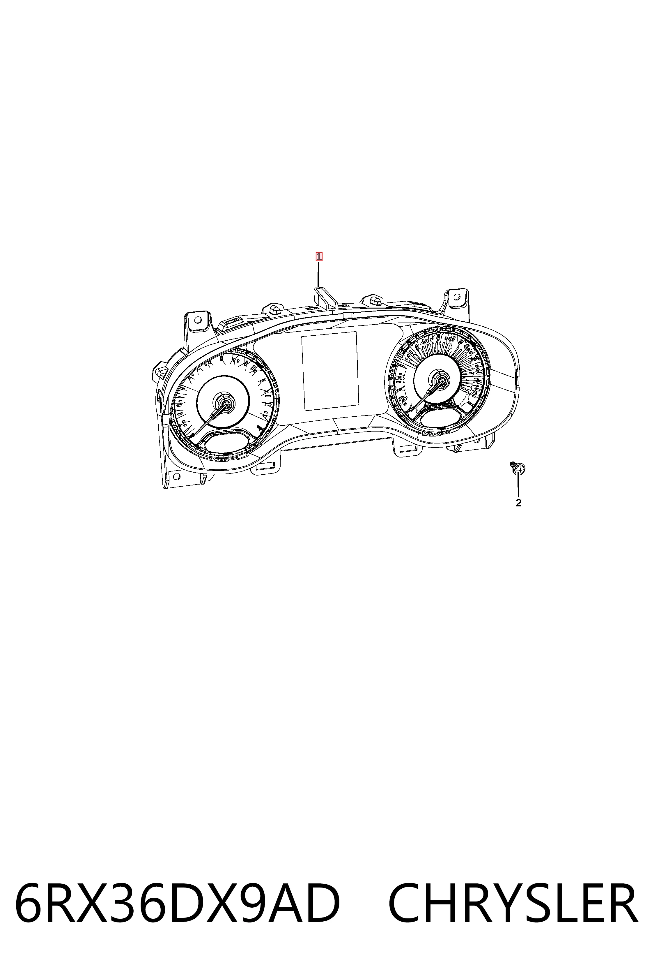 Купити K6QR57DX9AB Fiat/Alfa/Lancia Прилади управління
