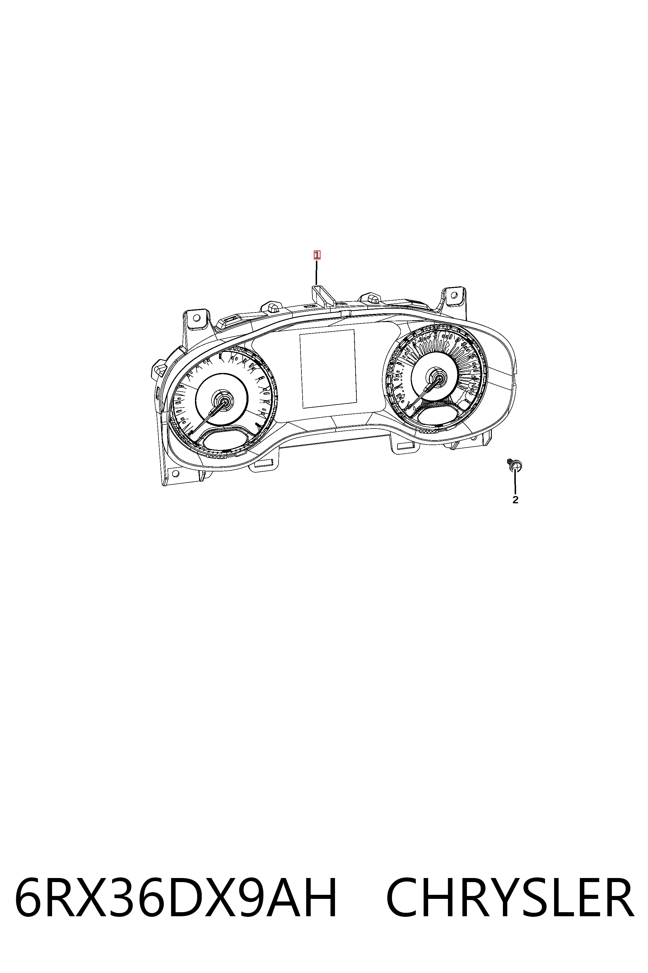 Щиток приладів Fiat/Alfa/Lancia K6QR57DX9AB
