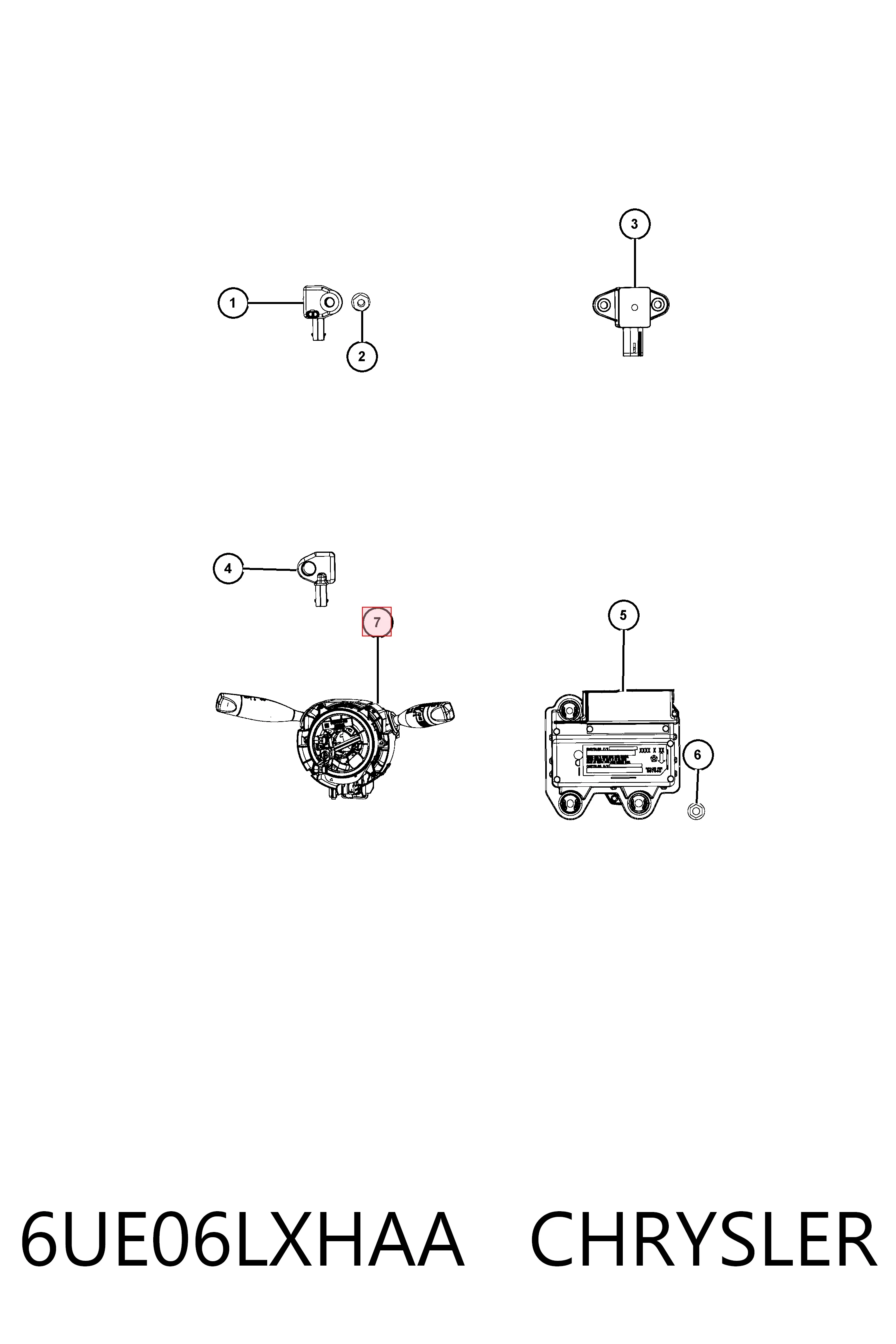 Купити K6BZ85LXHAB Fiat/Alfa/Lancia Підрульовий перемикач
