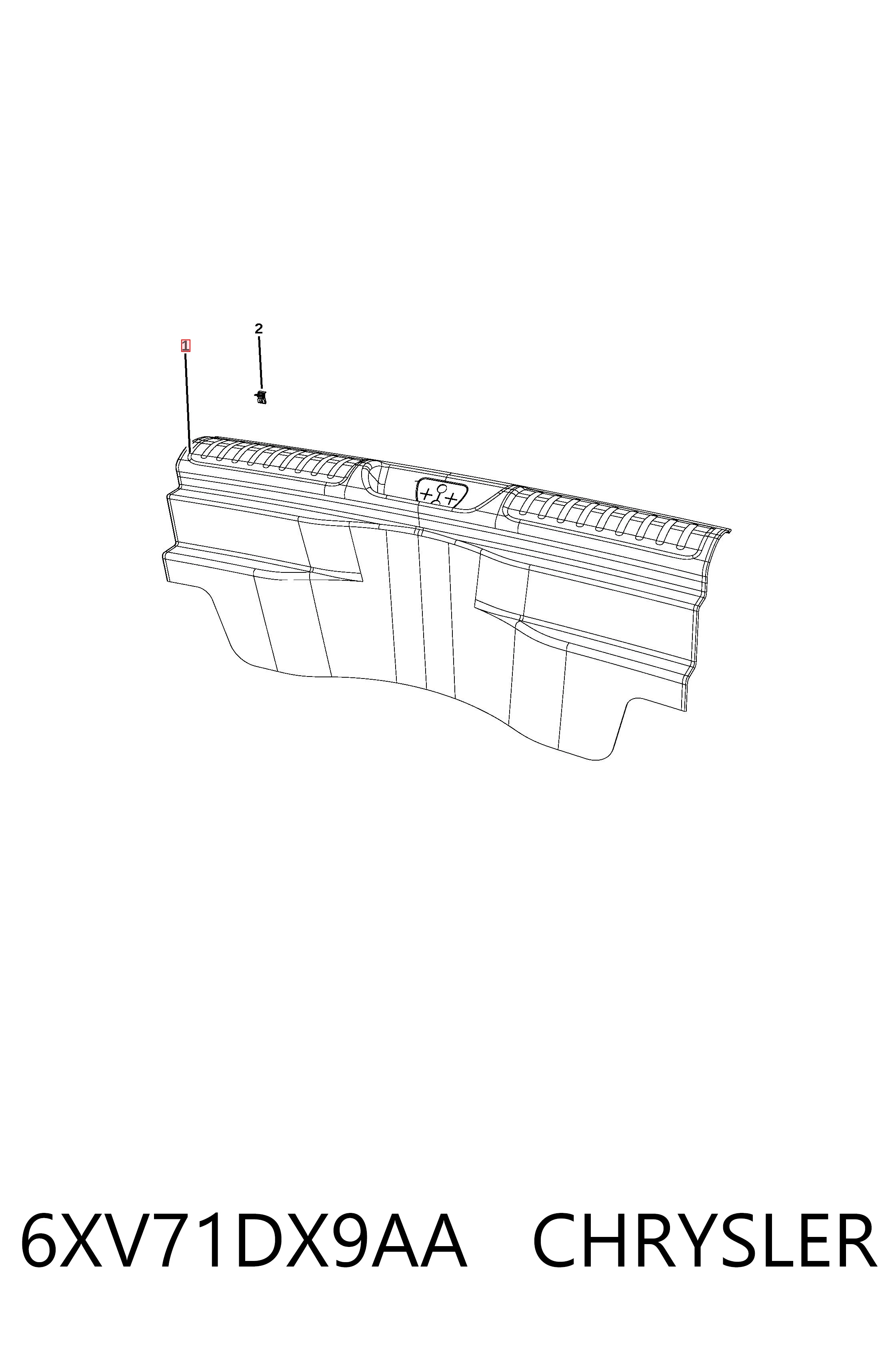 K6AV29DX9AC Fiat/Alfa/Lancia Накладка перегородки