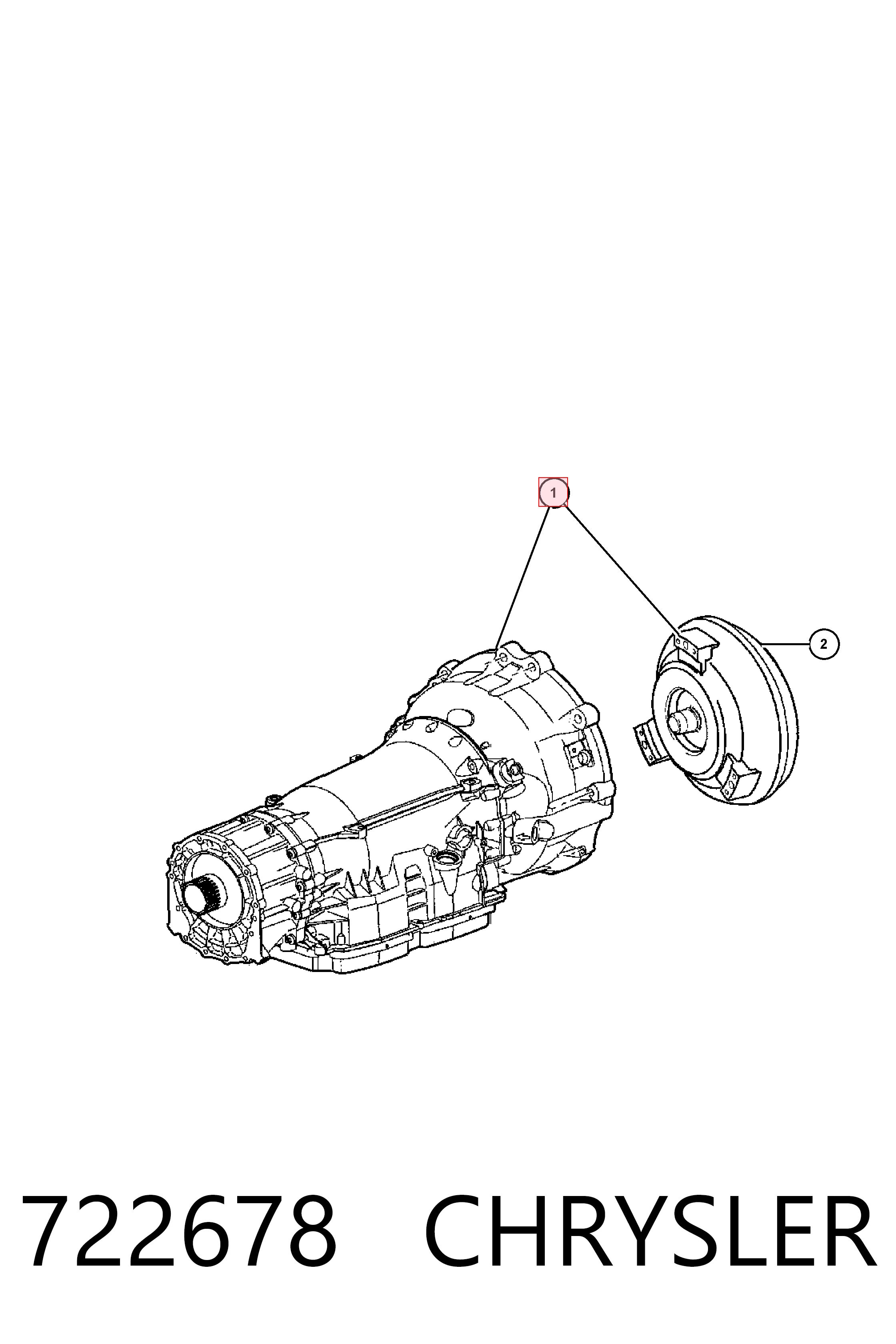 Коробка передач автомат Fiat/Alfa/Lancia K52108574AA ціна, від 571.39 USD