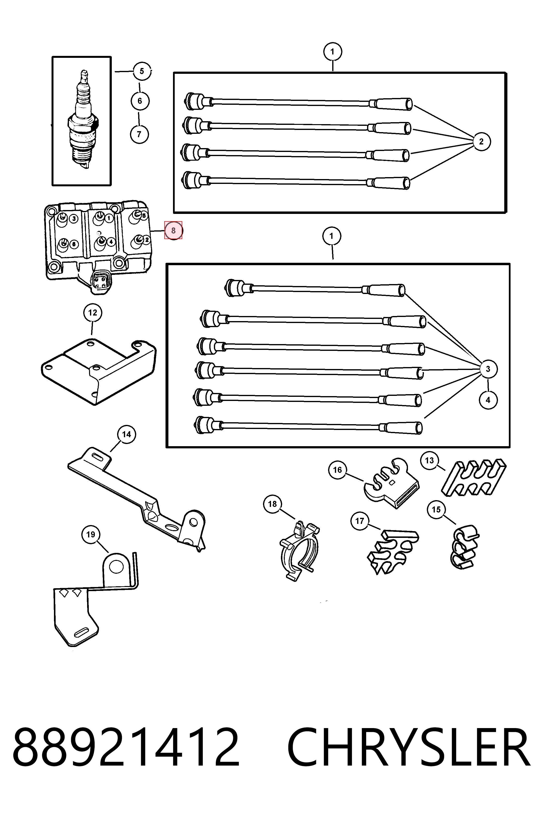  Котушка запалювання Dodge Grand Caravan 