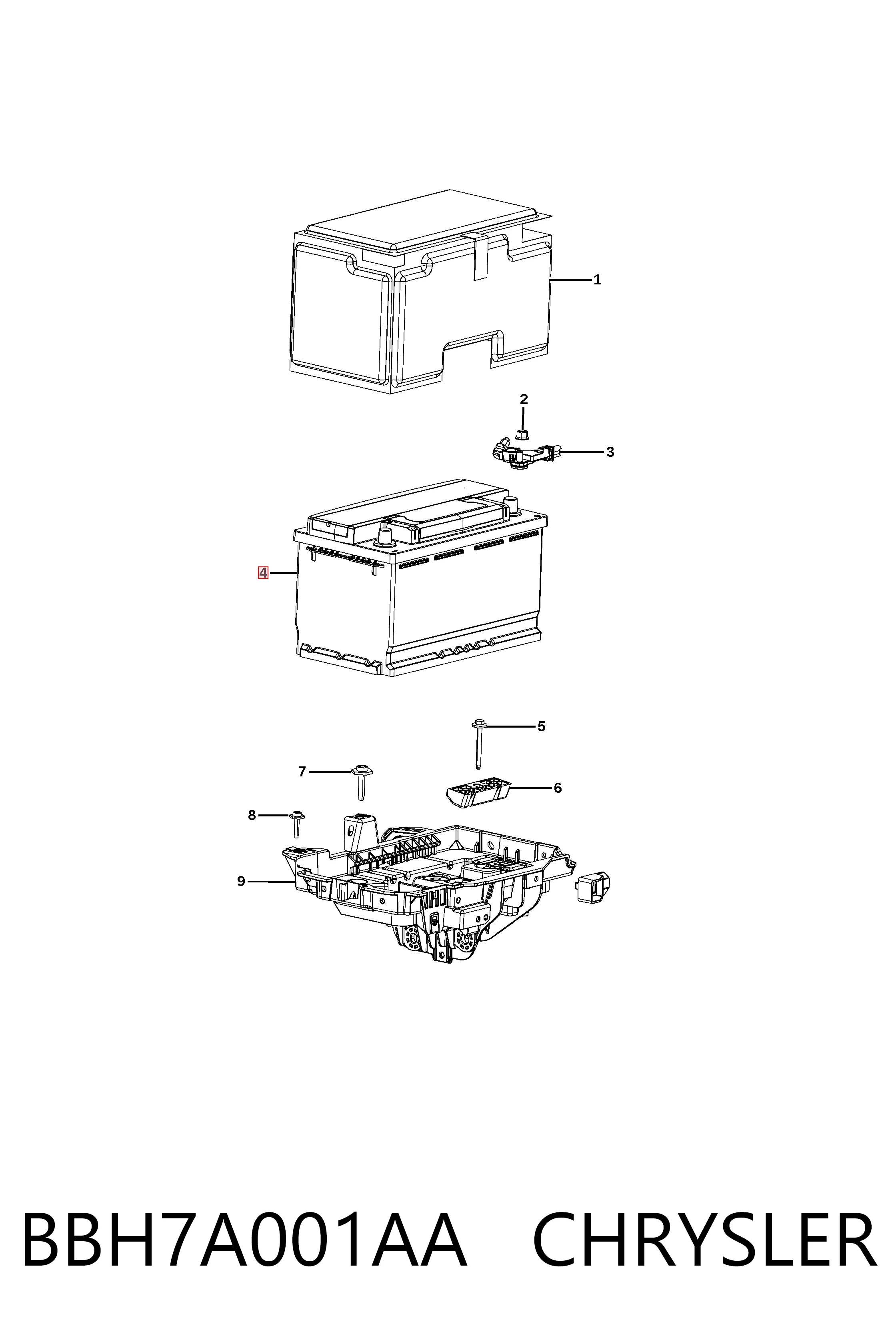Батарея акумуляторна Case B510262 ціна, від 119.21 USD
