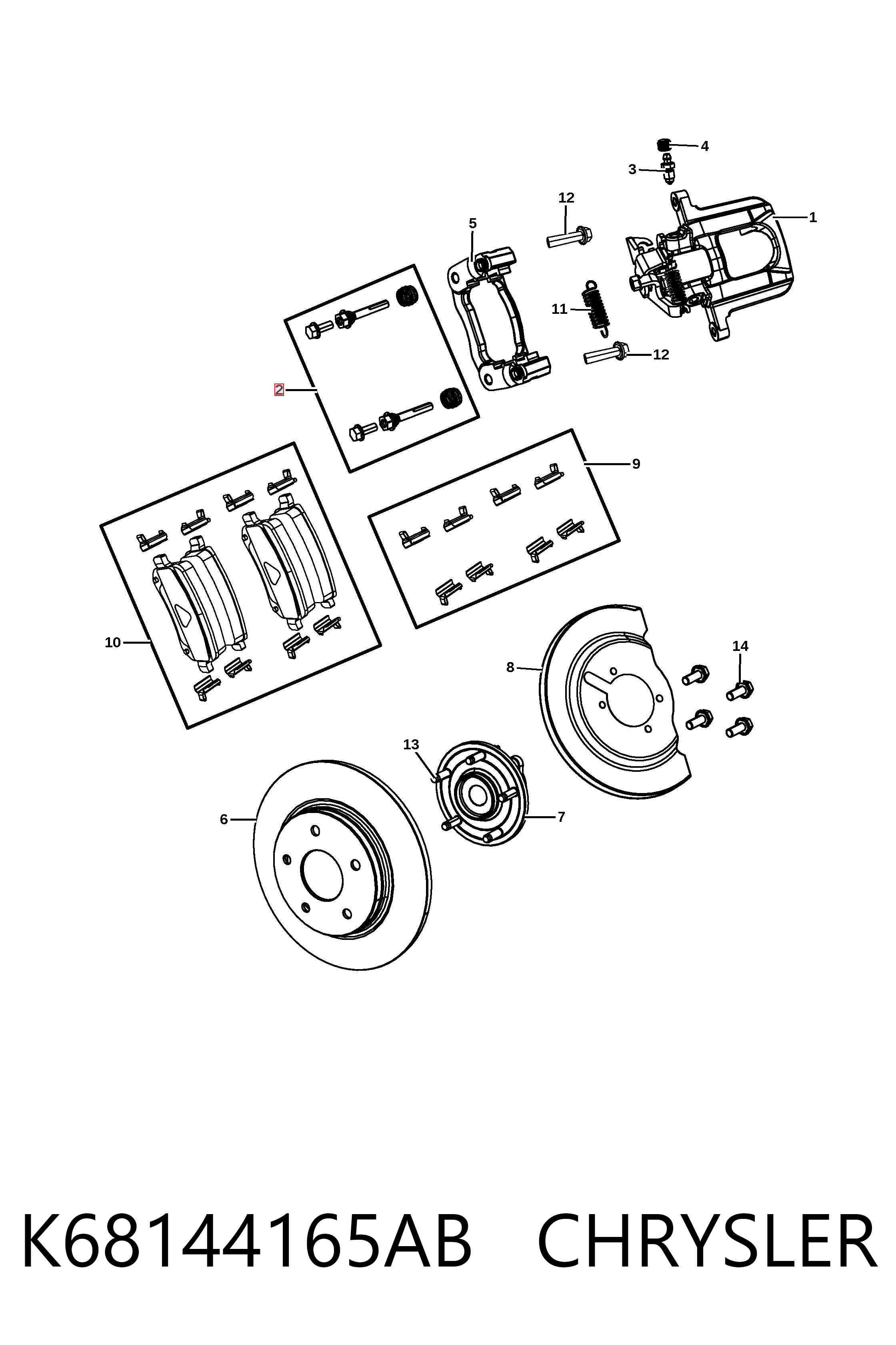  Raybestos RAY68144165AA