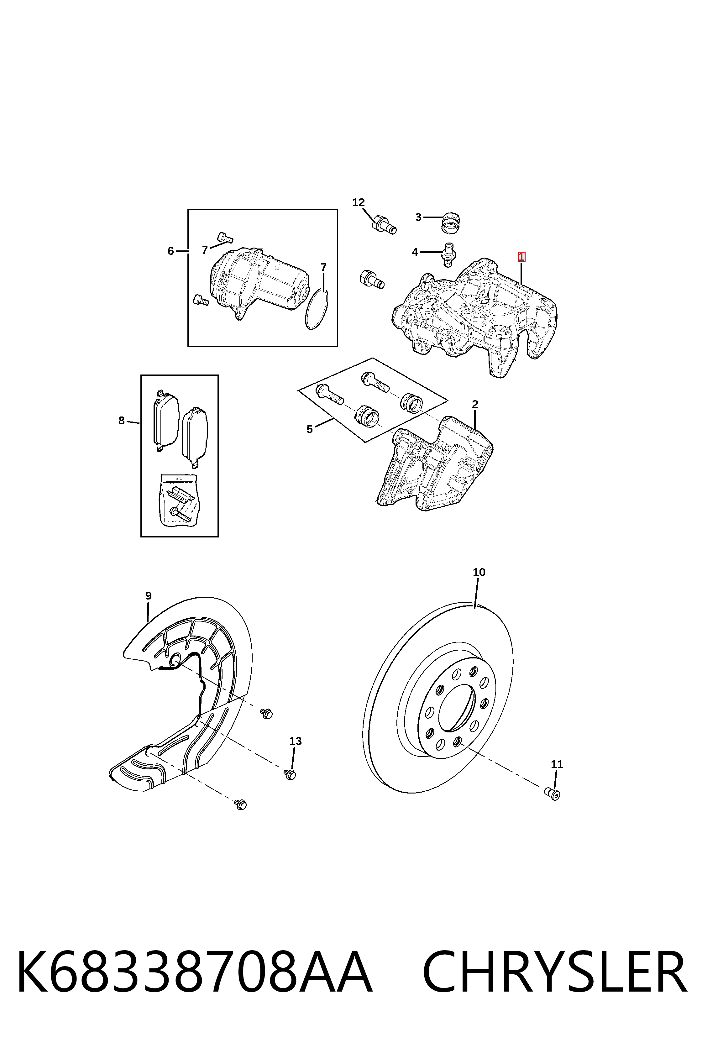 Купити 95524987 Peugeot/Citroen Супорт задній правий