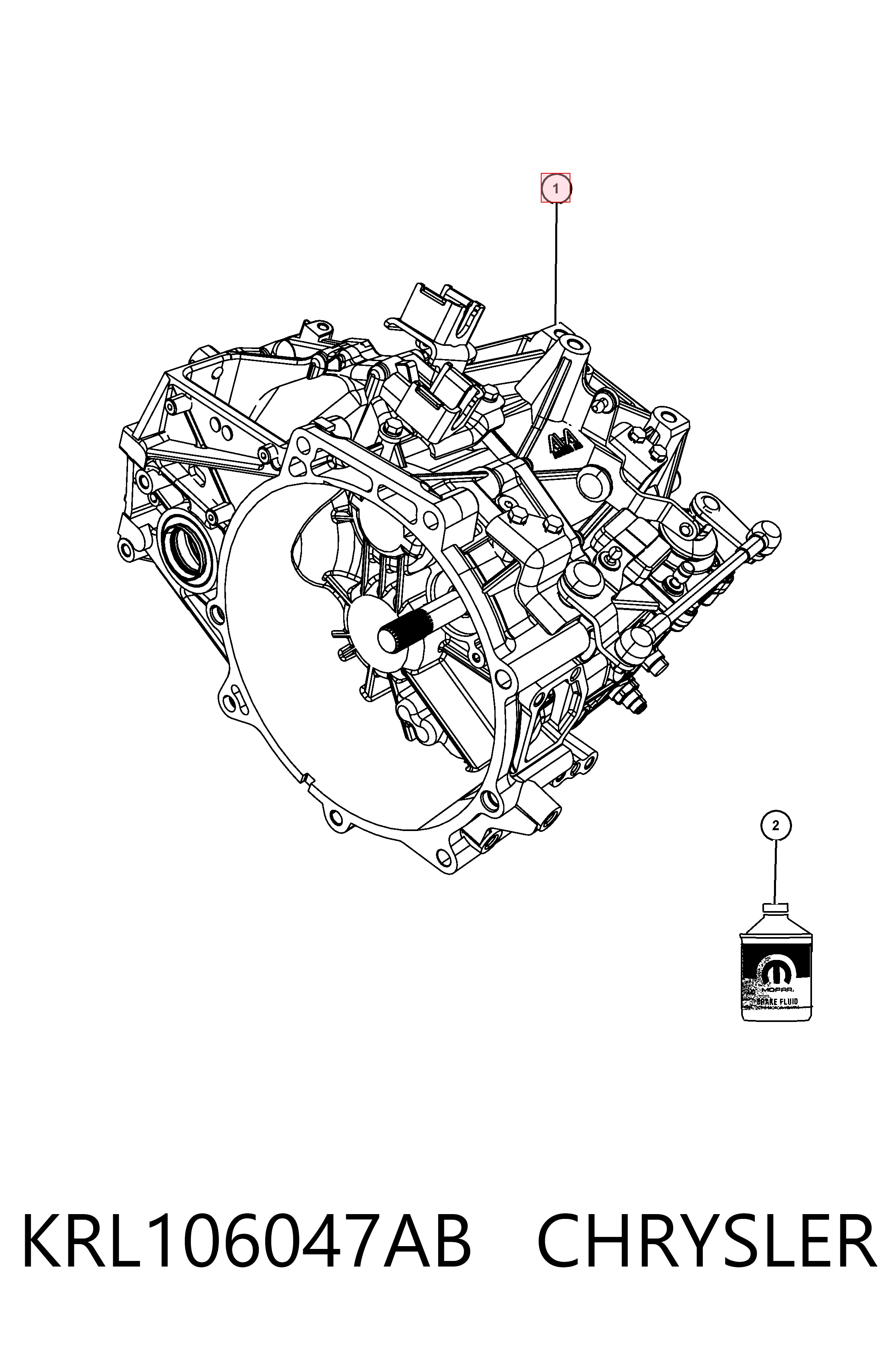 МКП в зборі Fiat/Alfa/Lancia K05106047AB ціна, від 908.35 USD