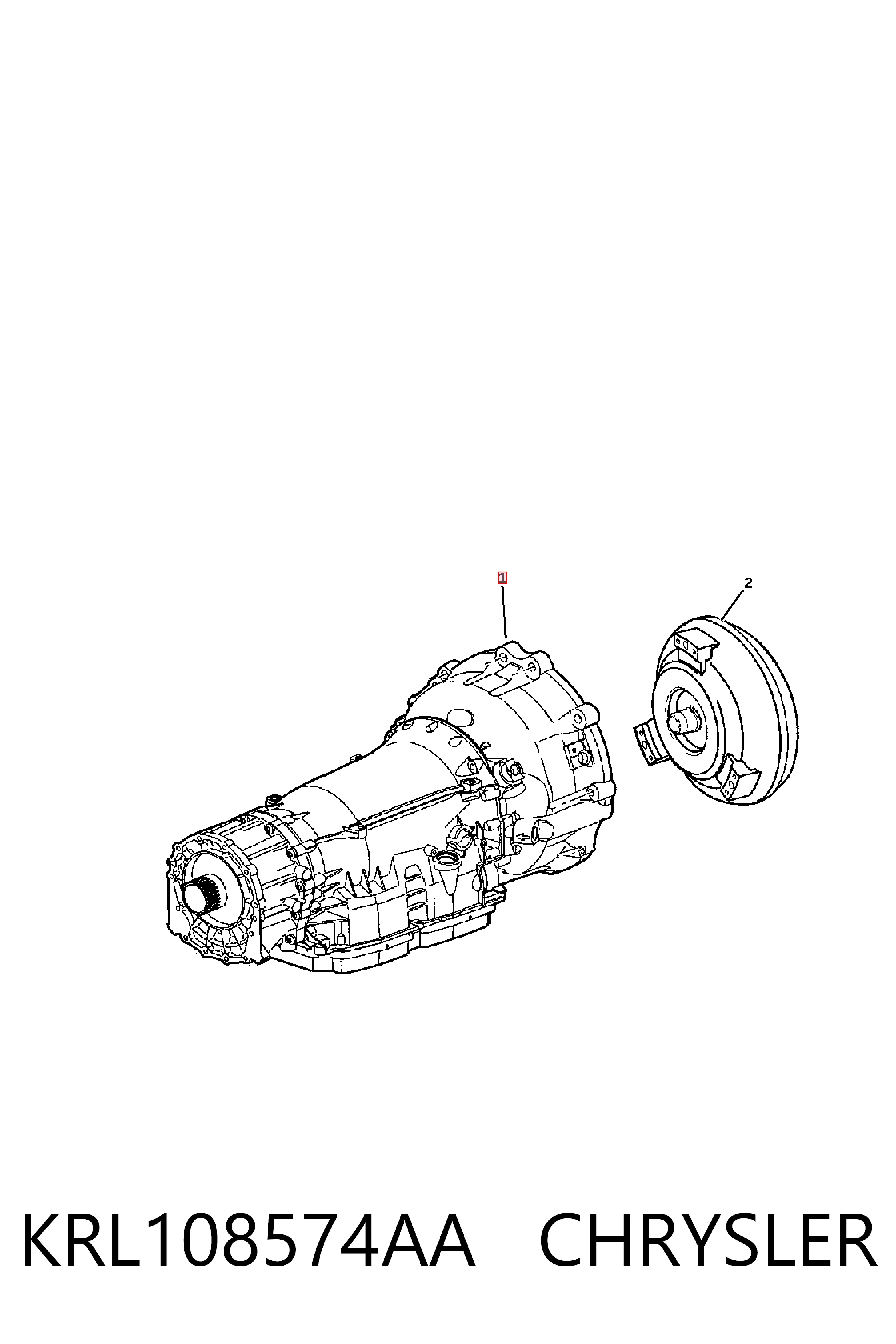 Купити K52108574AA Fiat/Alfa/Lancia АКПП в зборі (автоматична коробка передач)