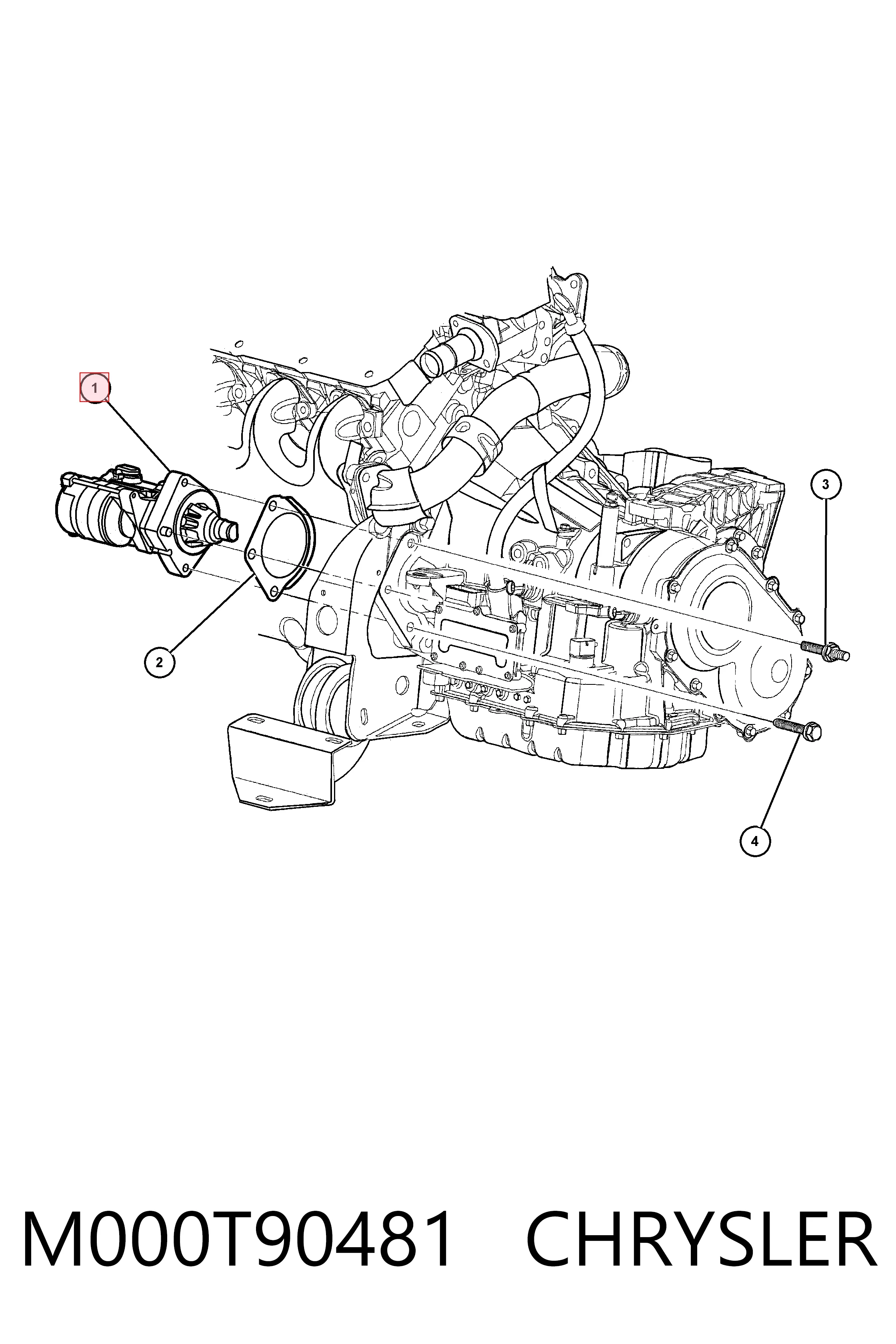 Купити K04727314AB Fiat/Alfa/Lancia Стартер