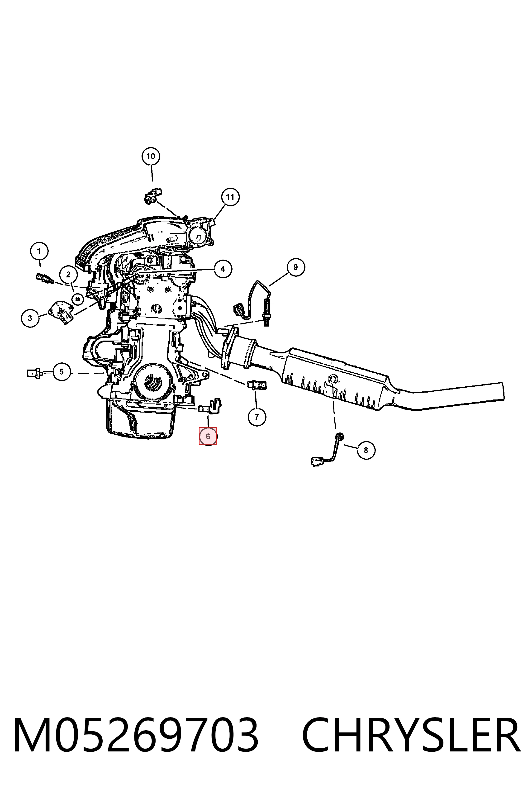 M05269703 Chrysler ДПКВ