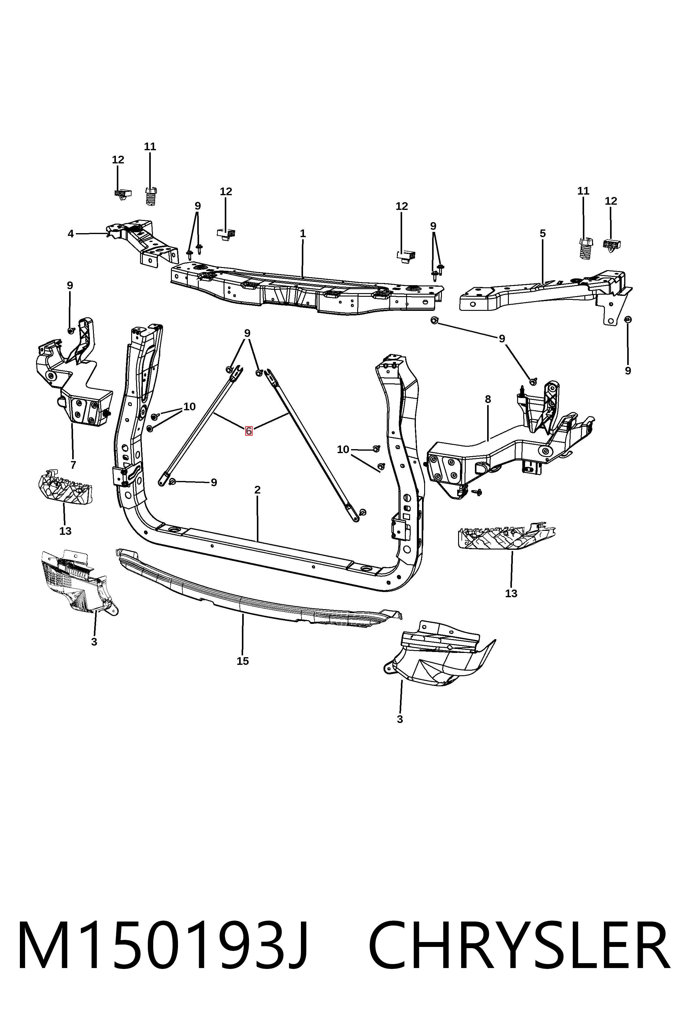  Fiat/Alfa/Lancia K05156112AA ціна, від 21.76 USD