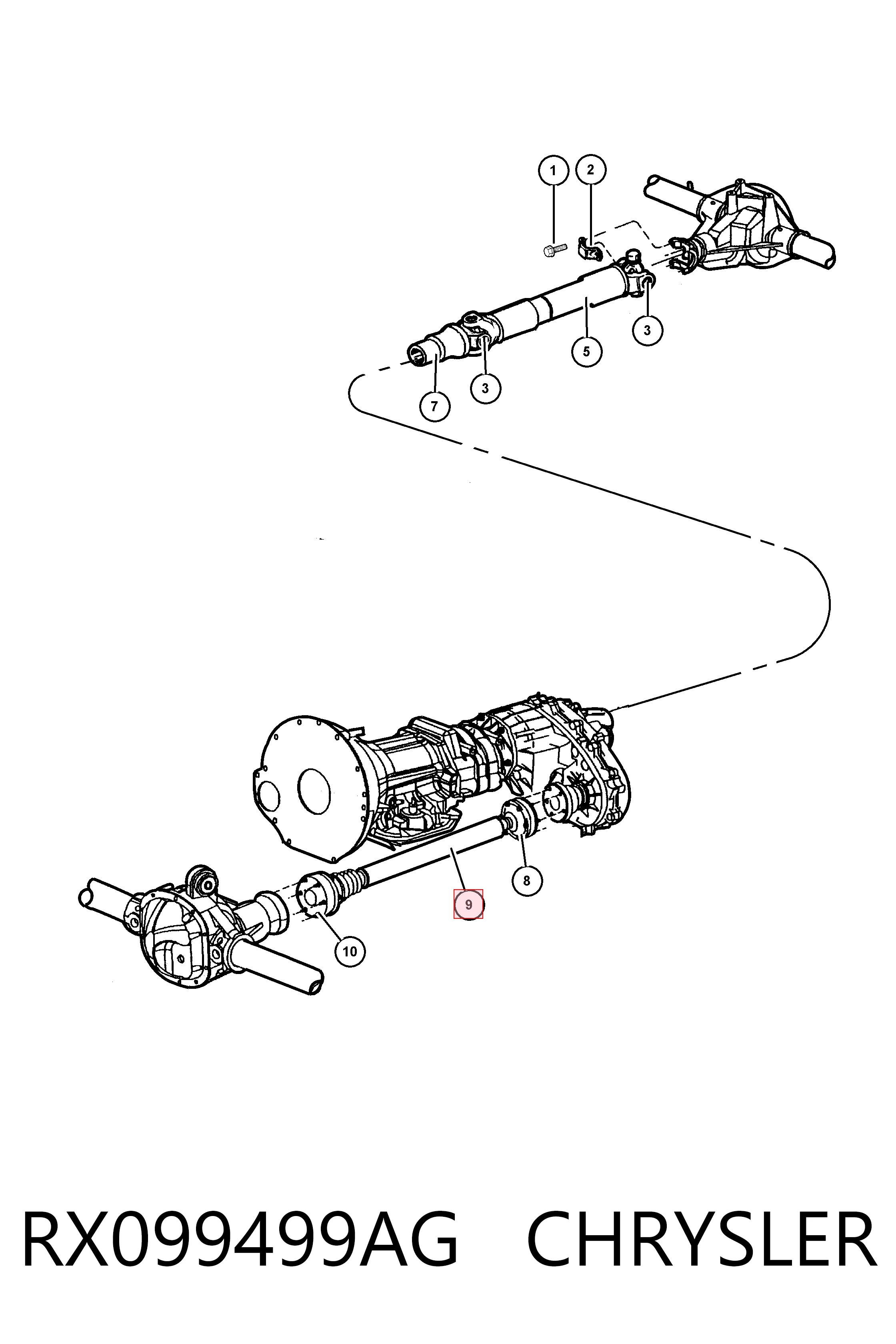 Купити BB3044 Posterparts Кардан передній