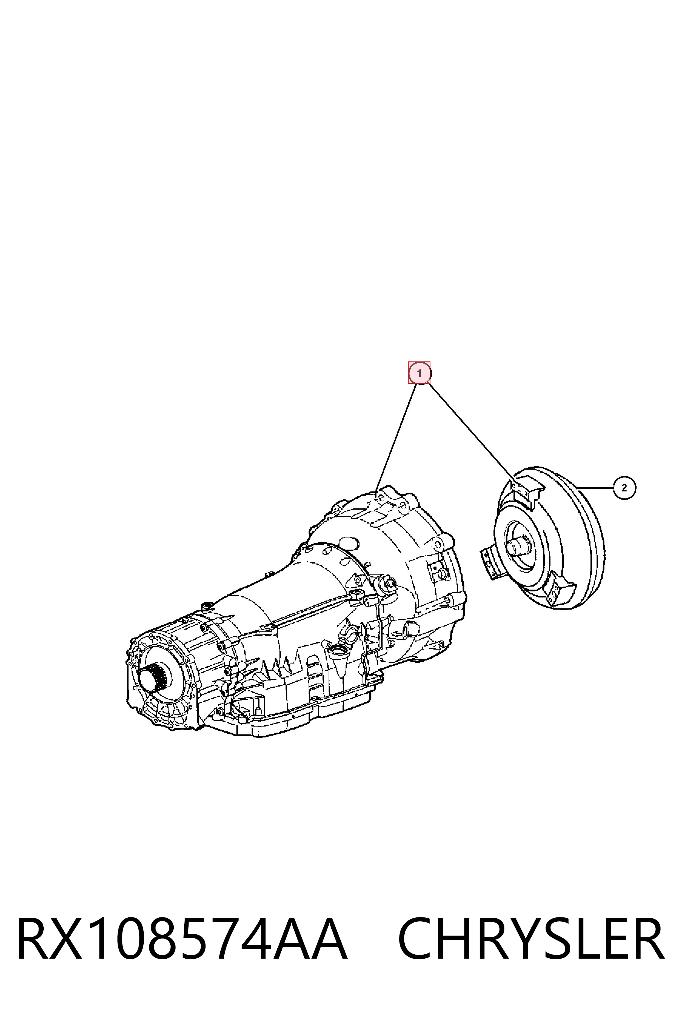 K52108574AA Fiat/Alfa/Lancia Автоматична коробка передач