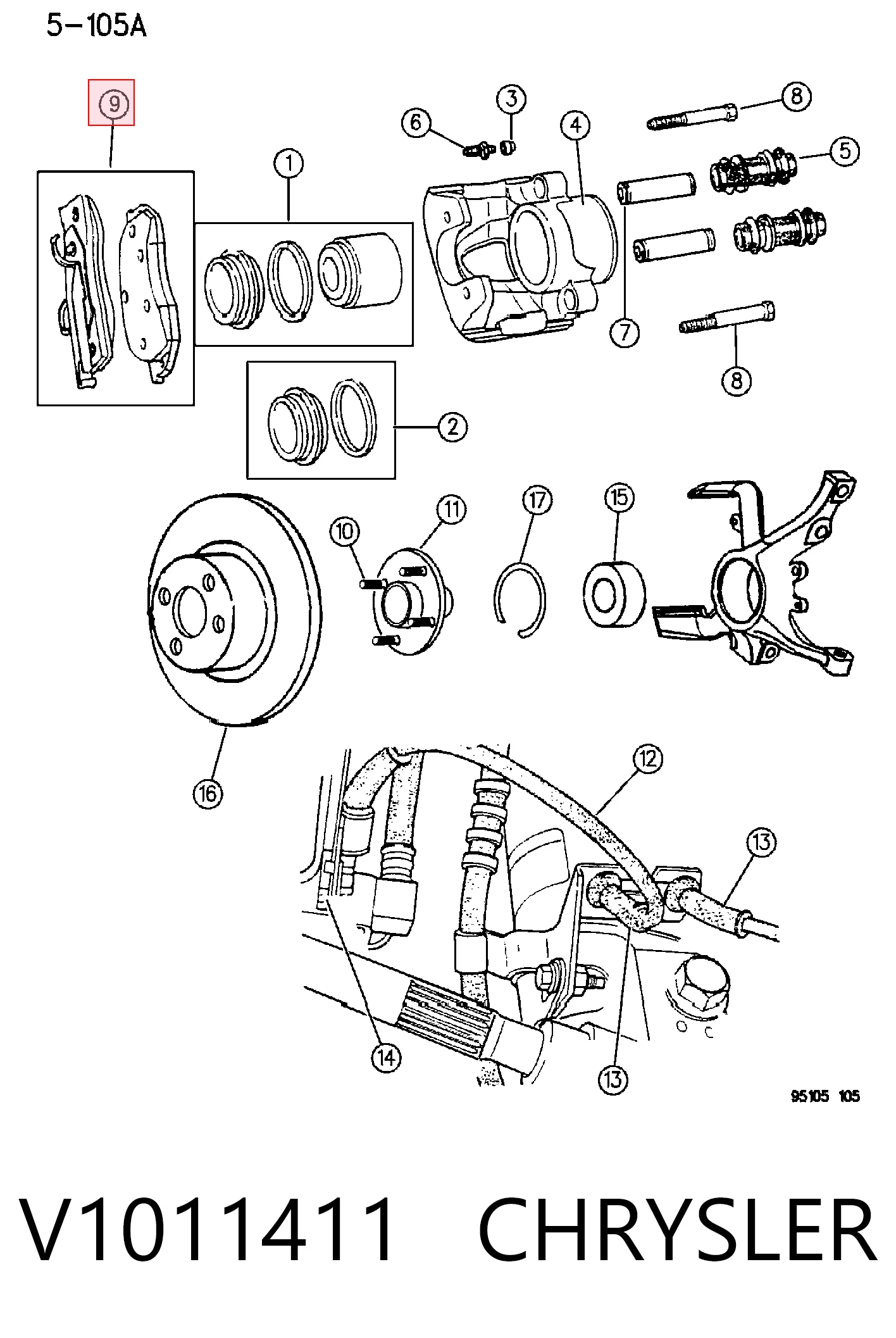 MKD633 Jurid/Bendix Передні гальмівні колодки