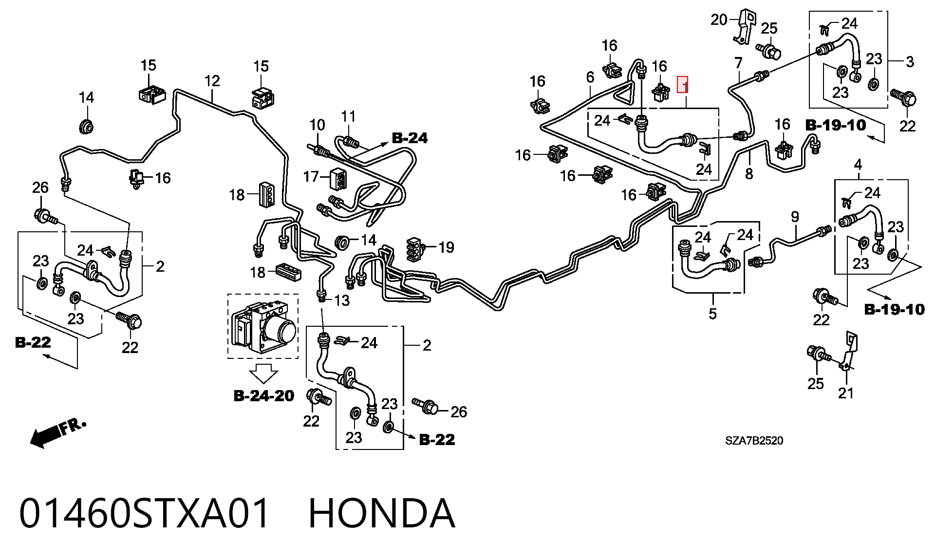 01460STXA01 Honda 