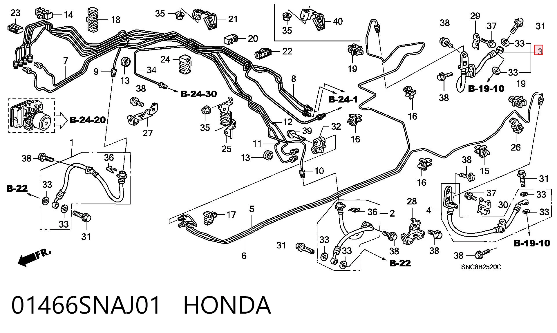01466SNAJ01 Honda 