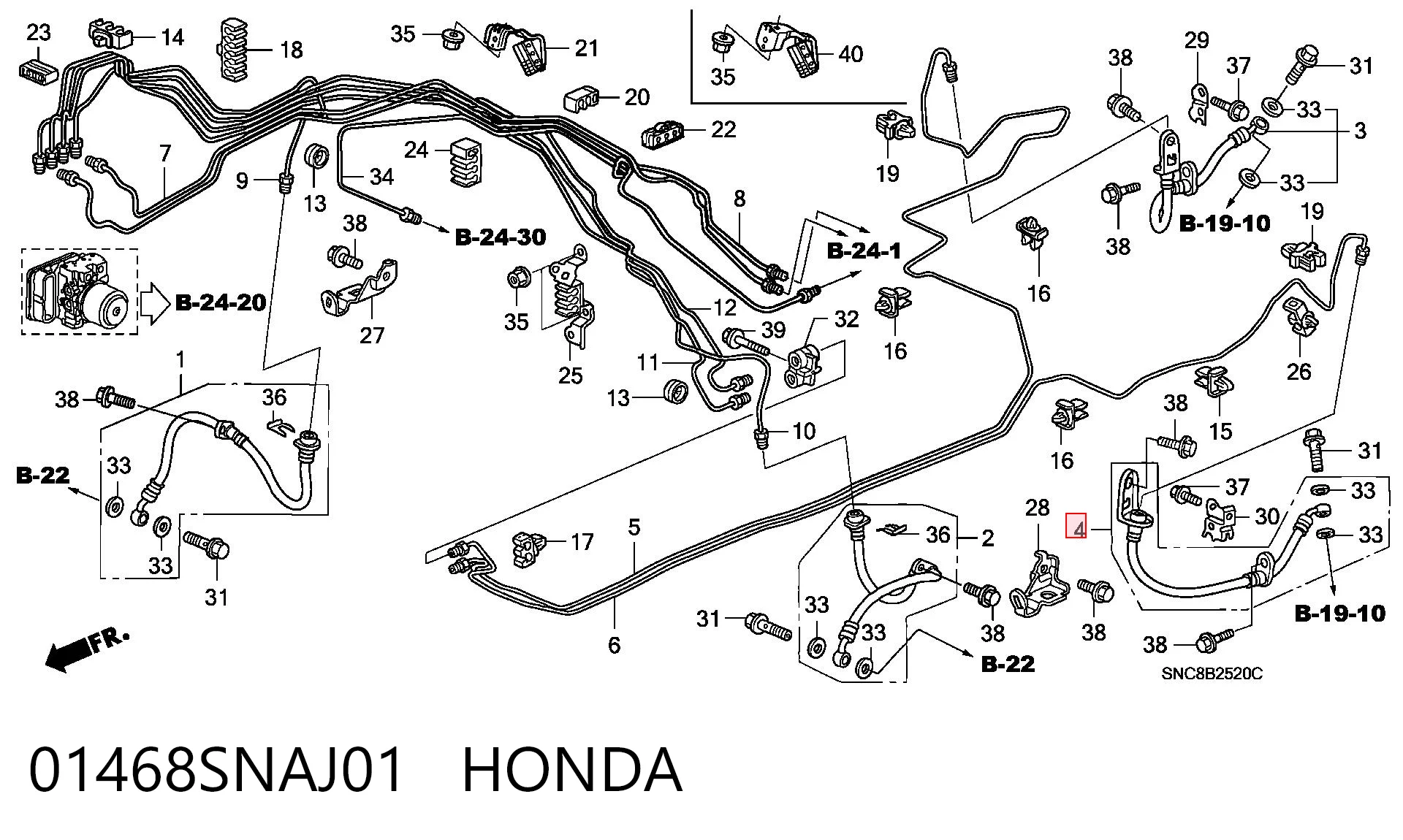 01468SNAJ01 Honda 