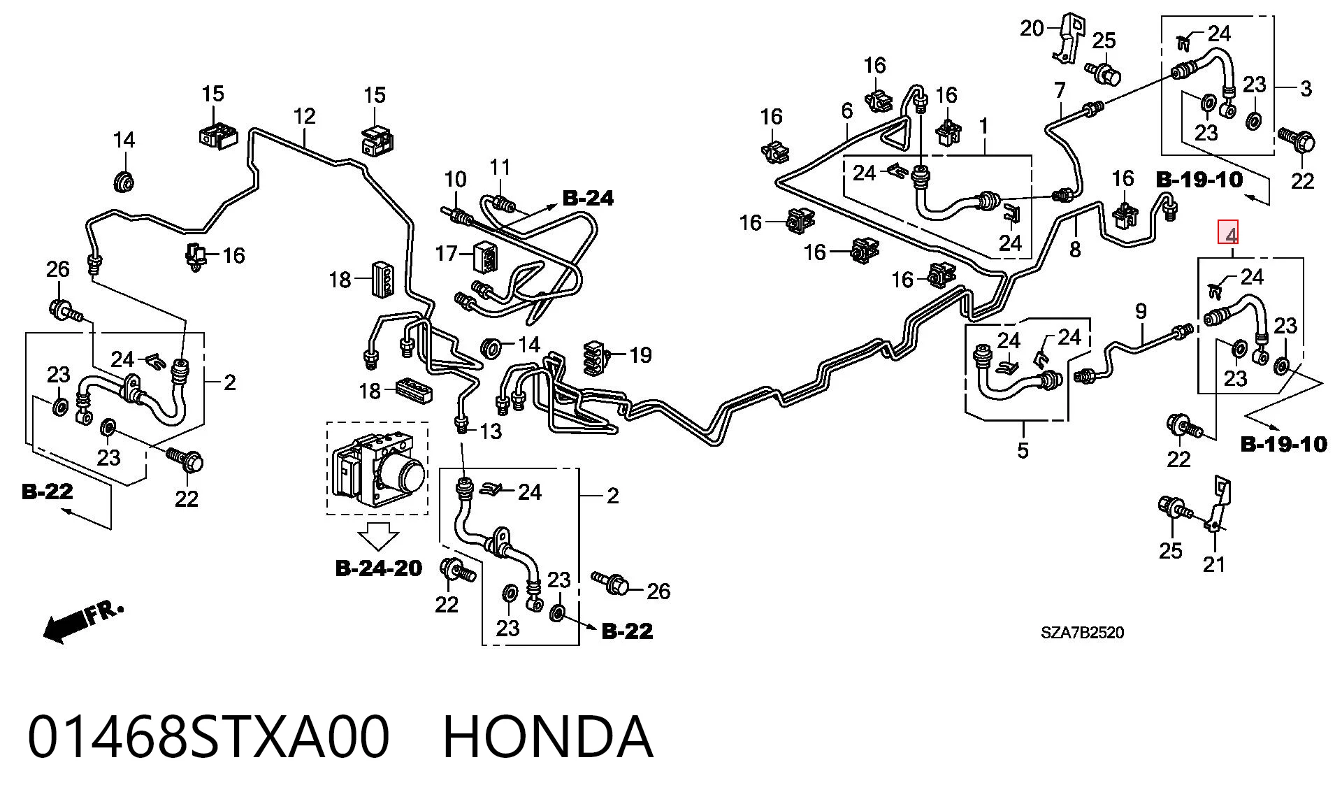 01468STXA00 Honda 