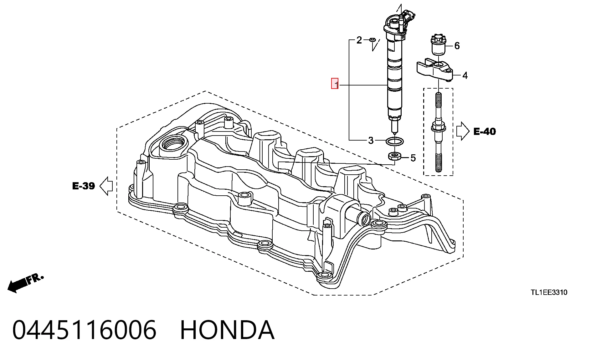 445116056 Bosch Форсунка вприску палива