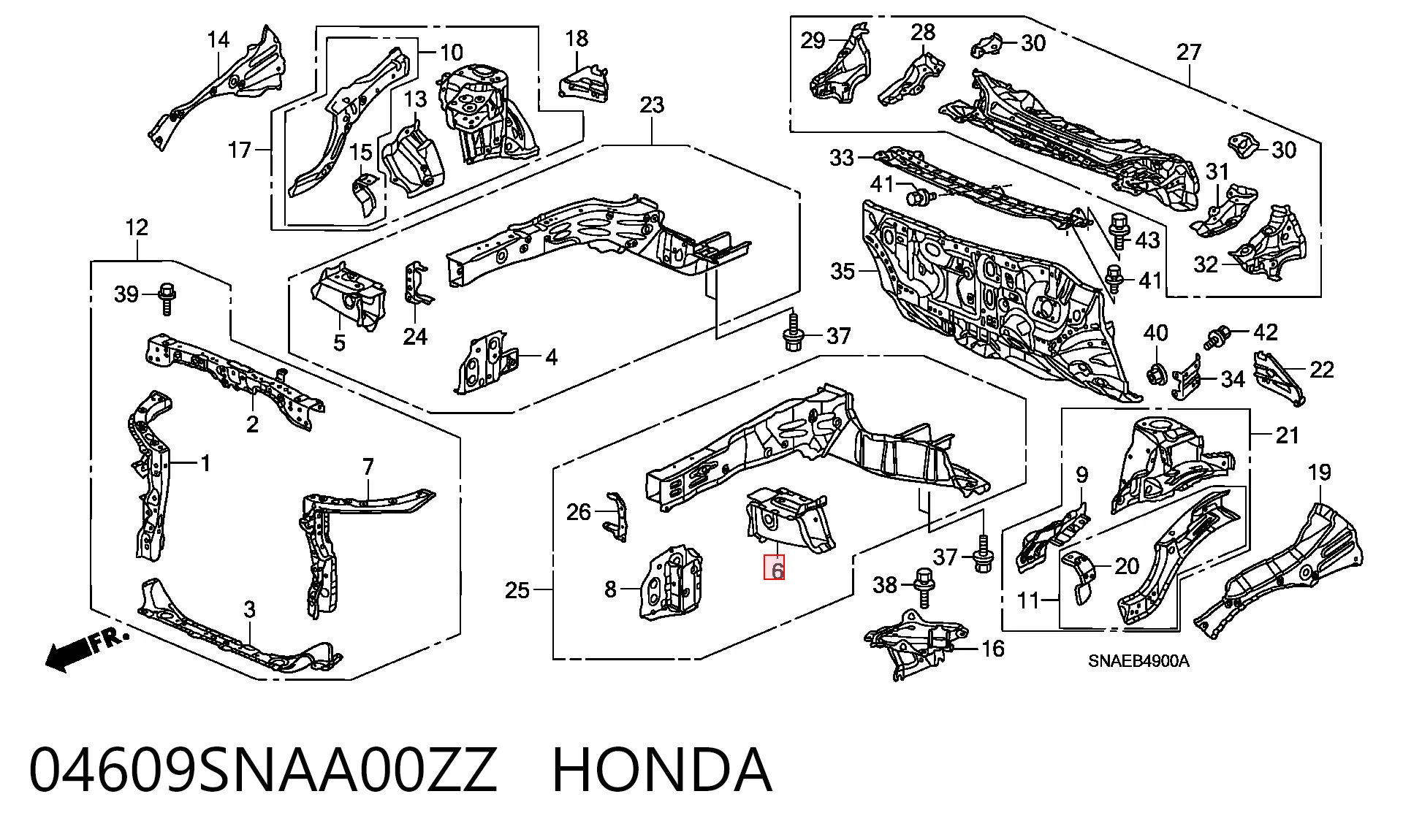 04609SNAA00ZZ Honda 