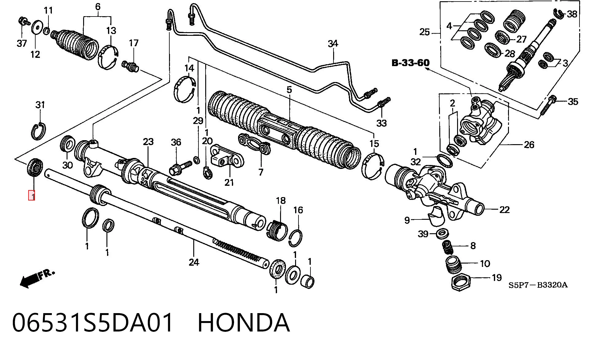 06531S5DA01 Honda 