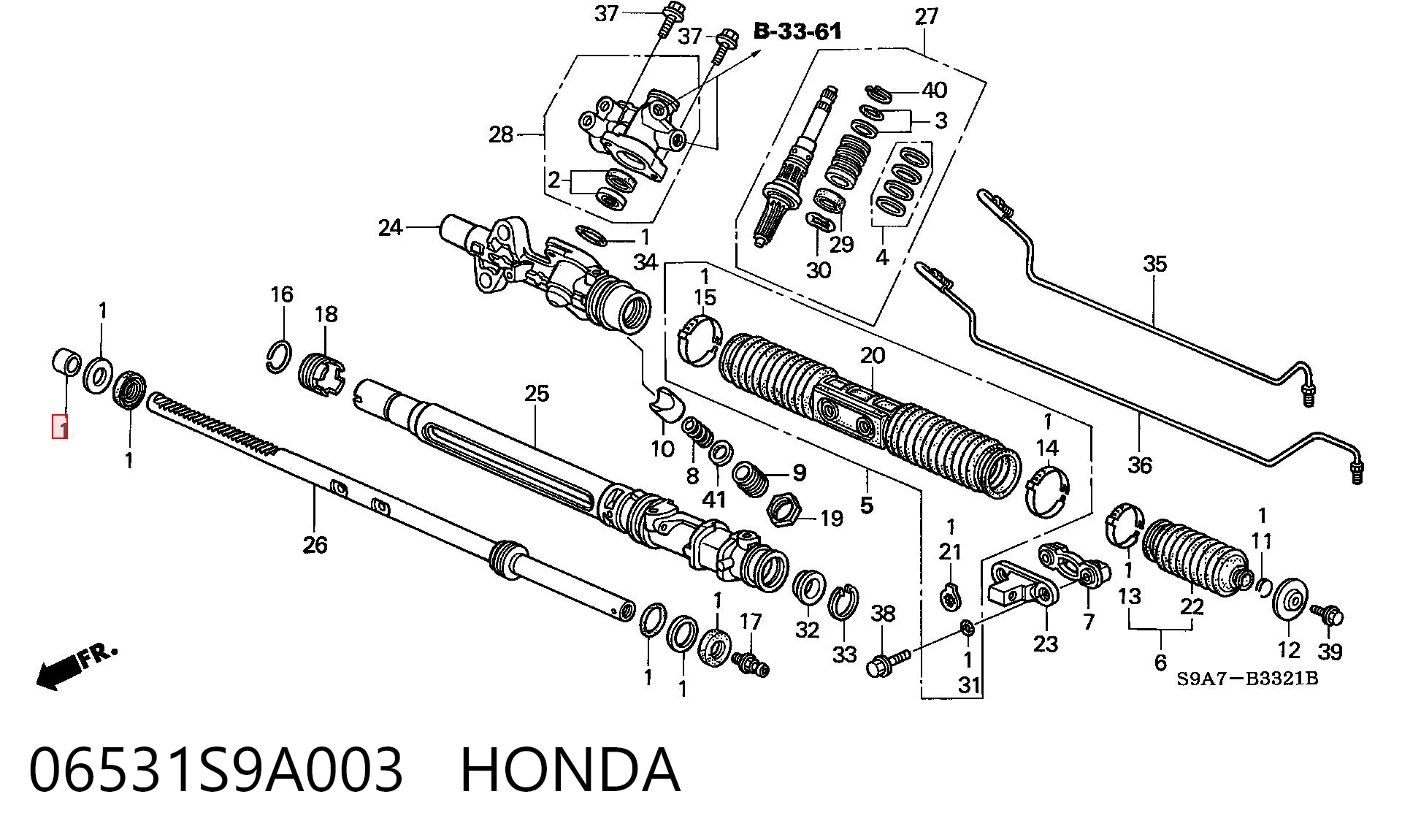 06531S9A003 Honda 