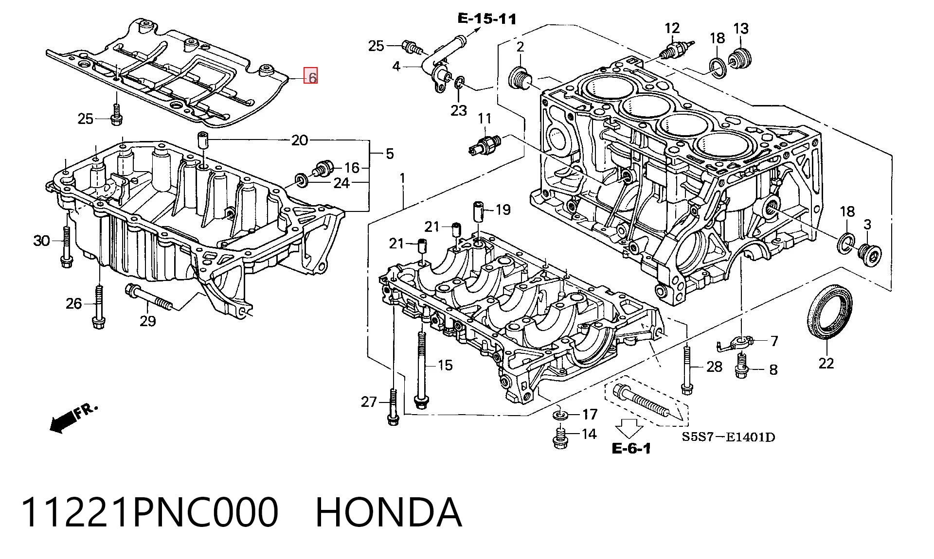 11221PNC000 Honda 