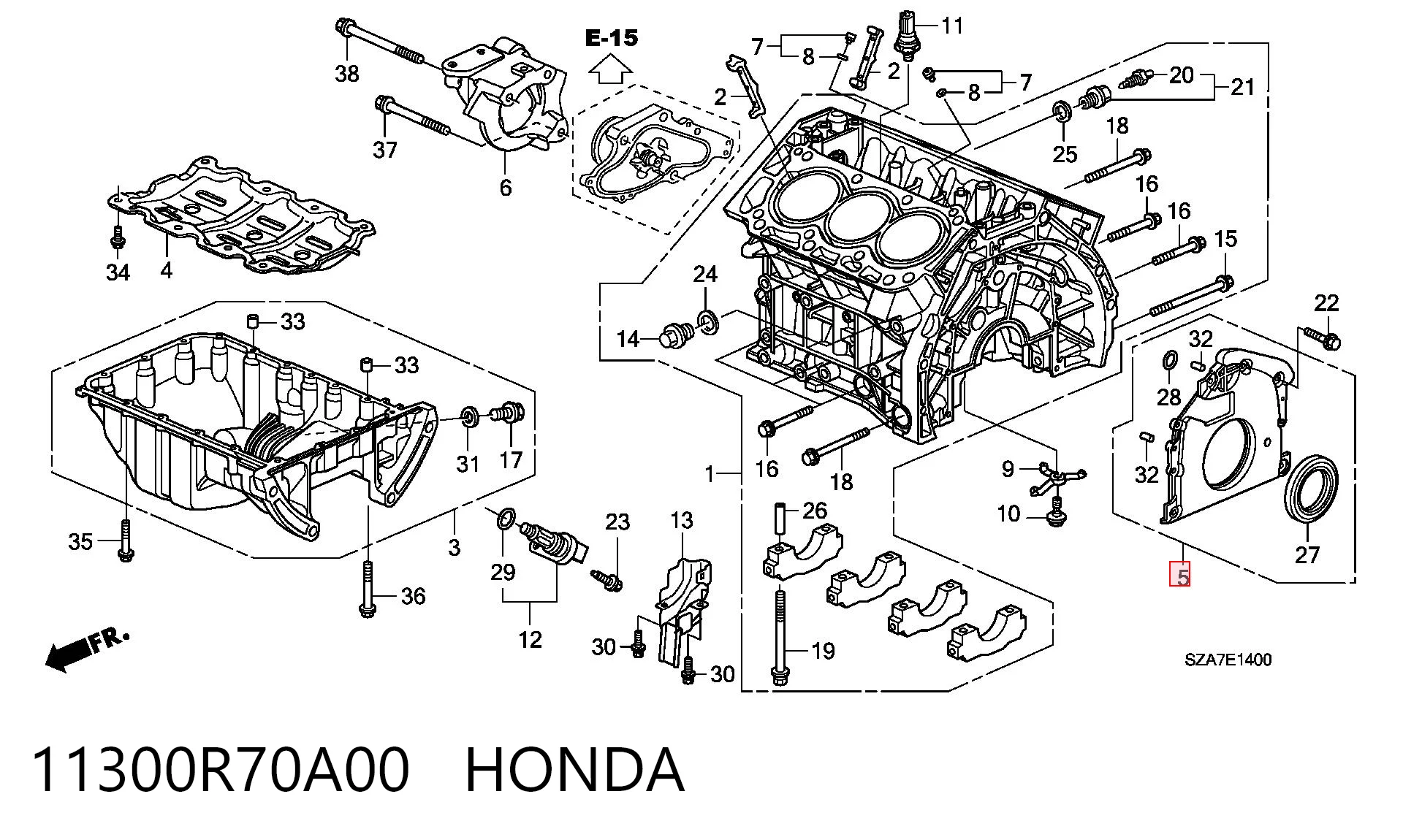 11300R70A00 Honda 