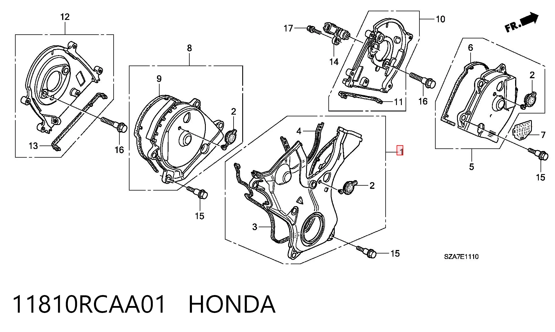 11810RCAA01 Honda 