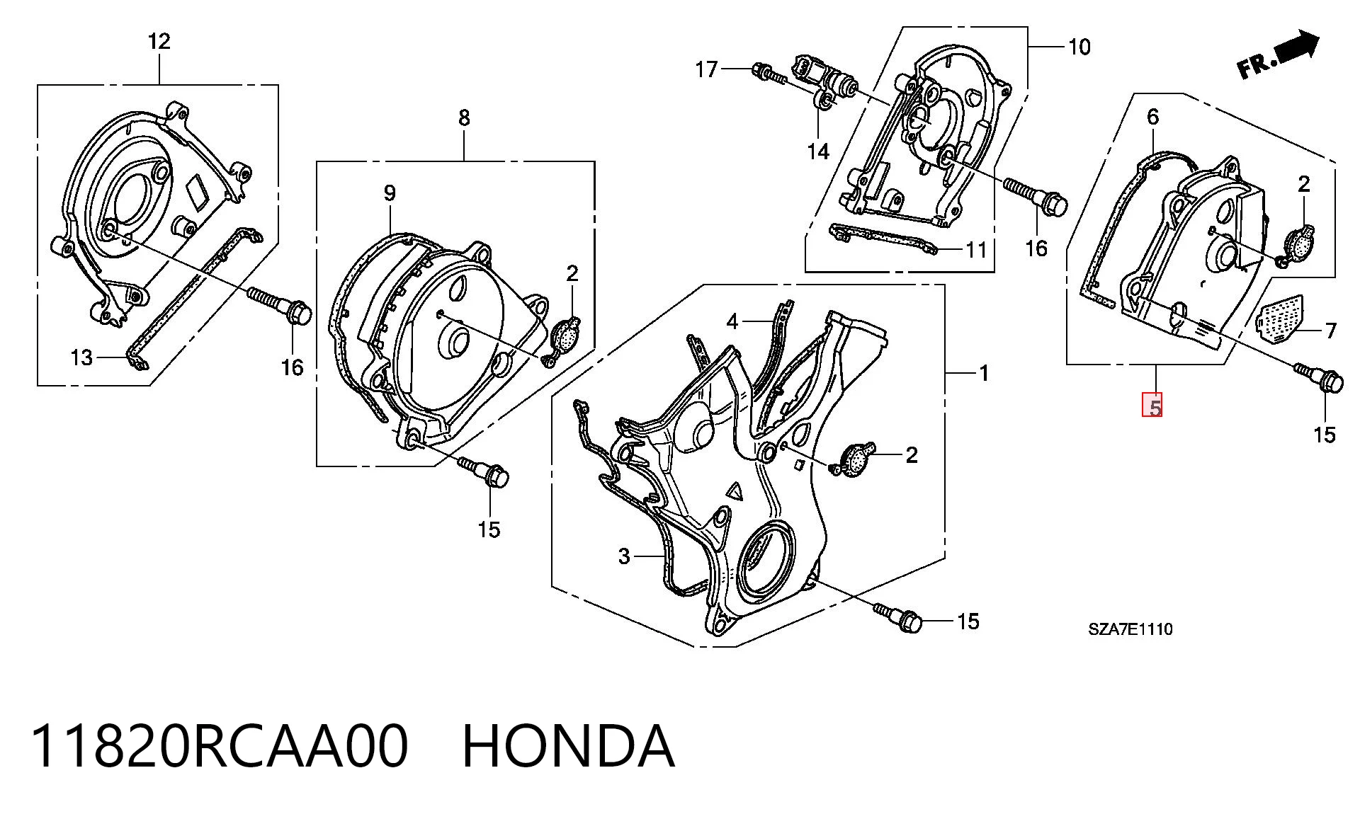 11820RCAA00 Honda 
