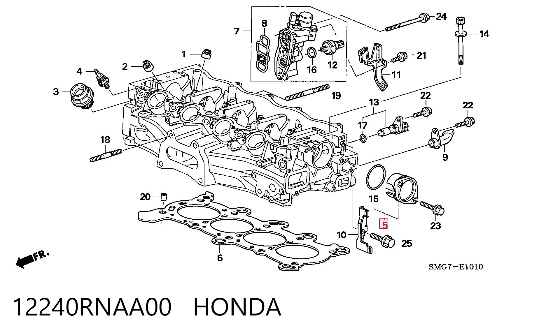 12240RNAA00 Honda Заглушка-корок розподільника