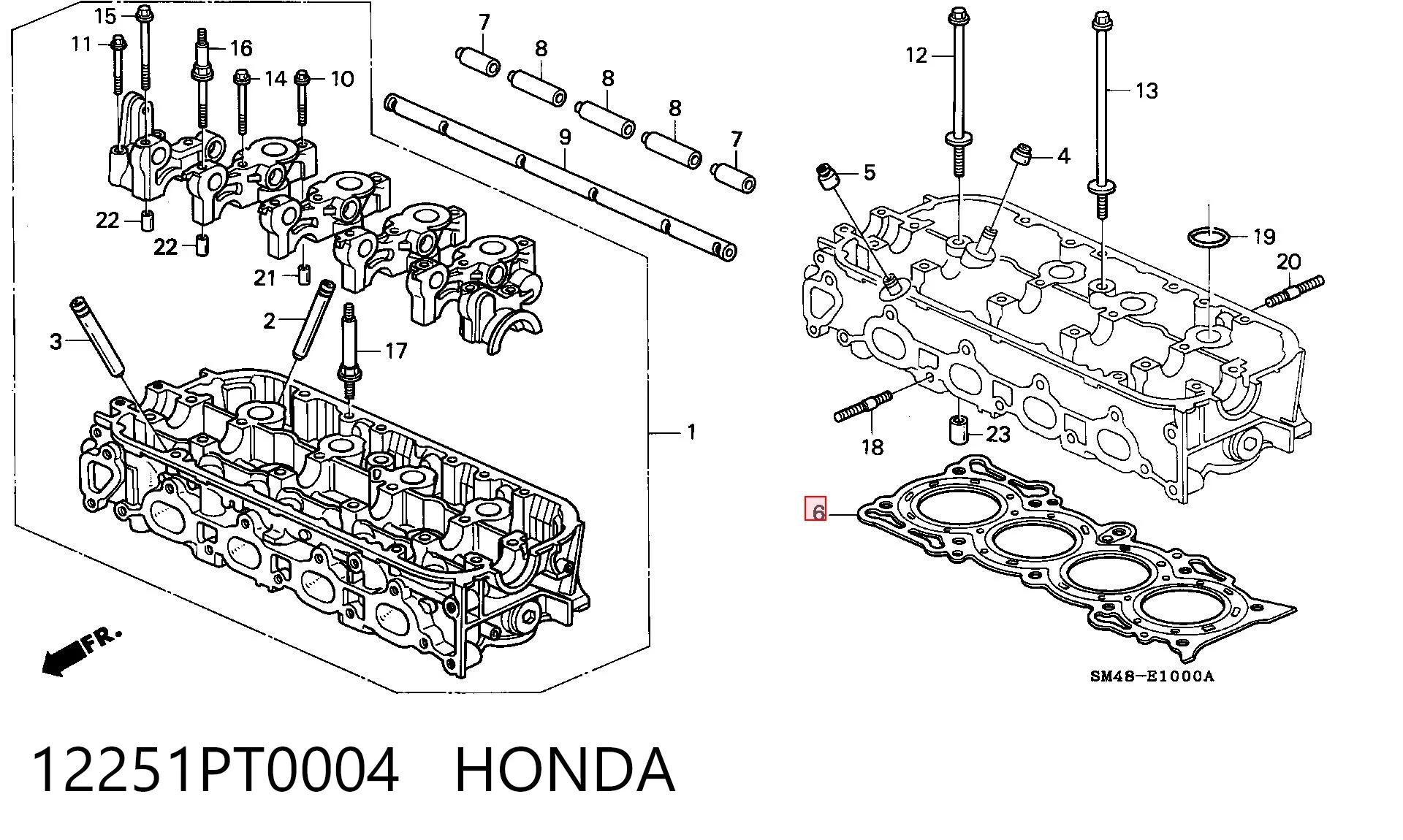 HG209 NIPPON MOTORS Прокладка під головку