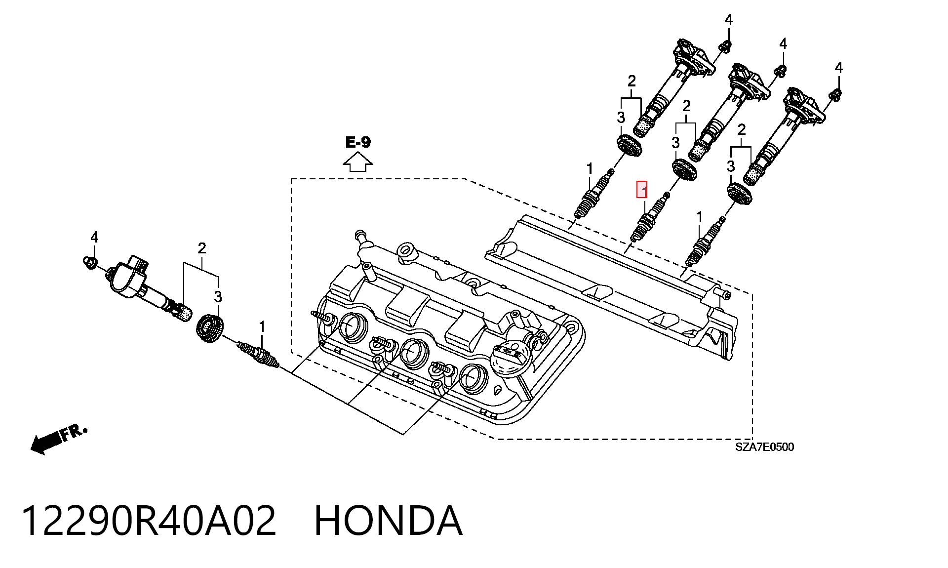 12290R40A02 Honda Свіча запалювання