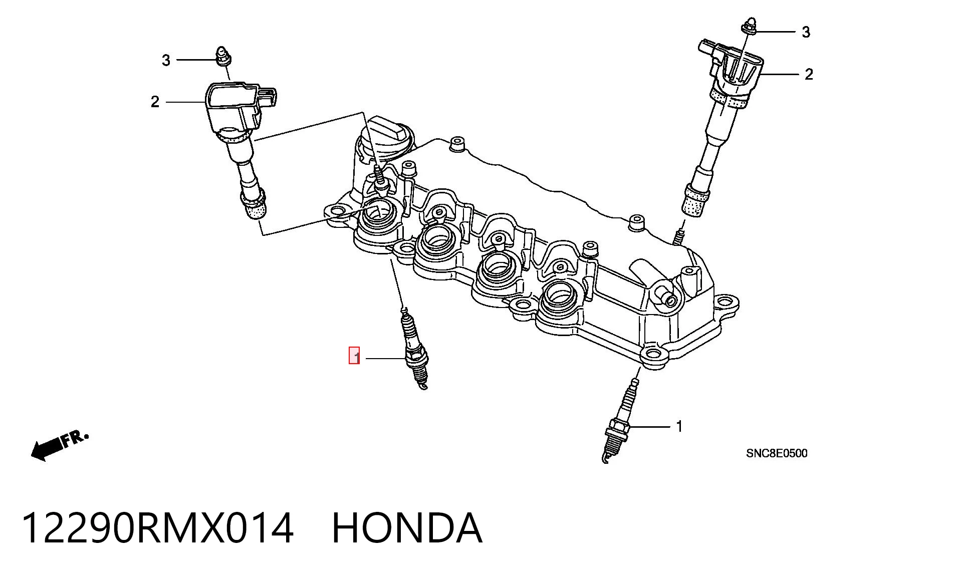 12290RMX014 Honda Свіча запалювання